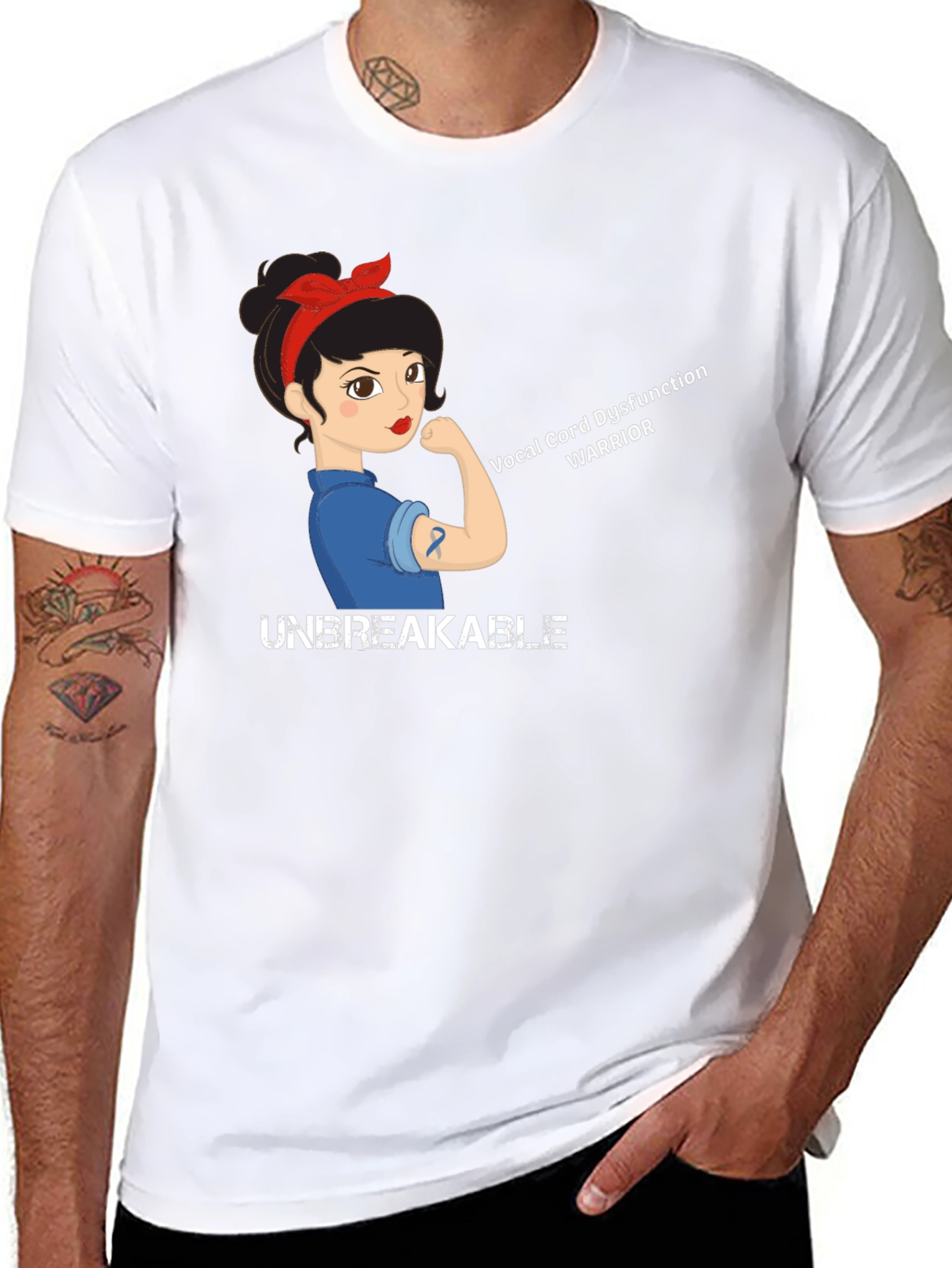 Vocal Cord Dysfunction Warrior T-Shirt