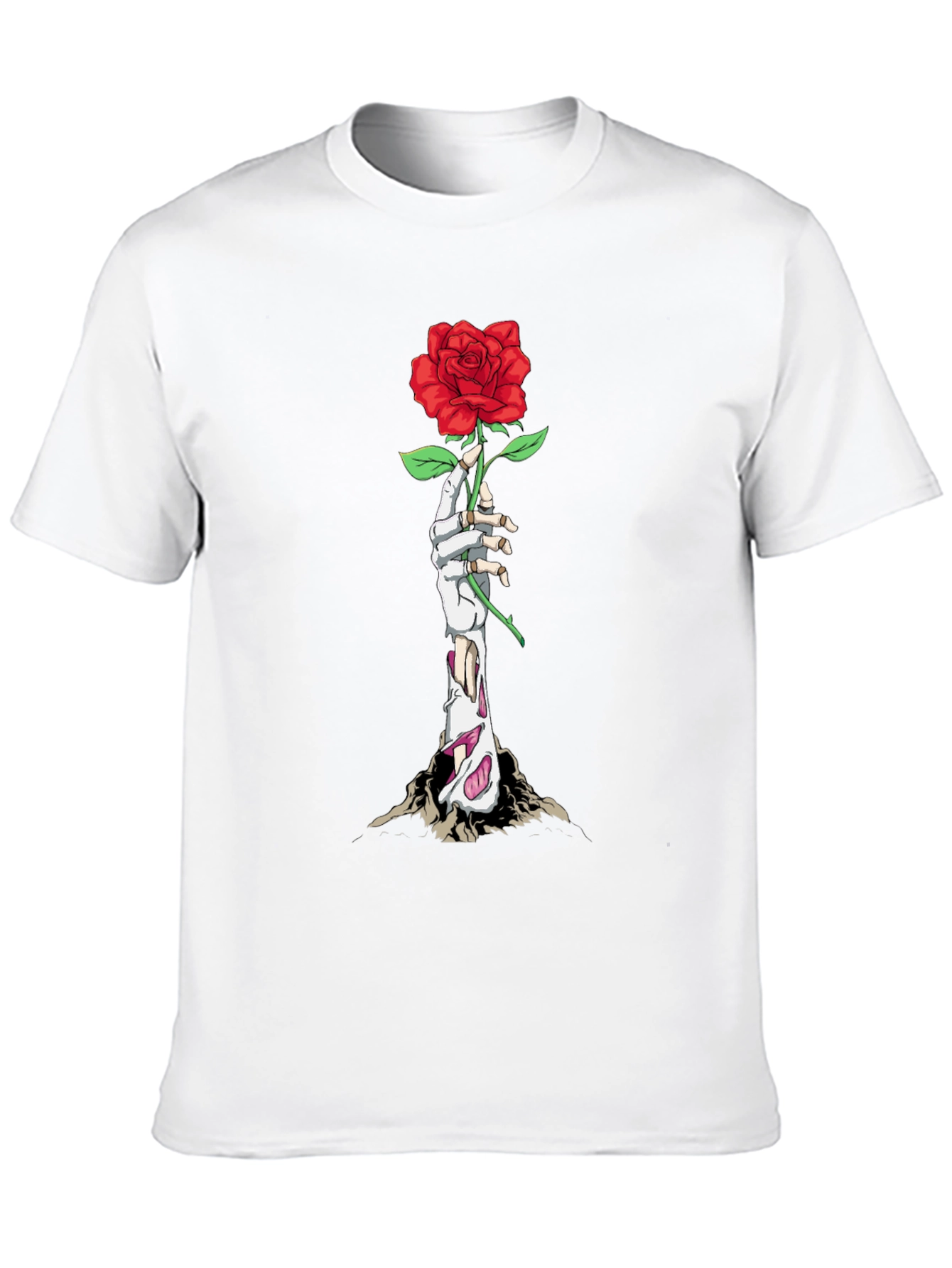 Rose Zombie Hand T-Shirt