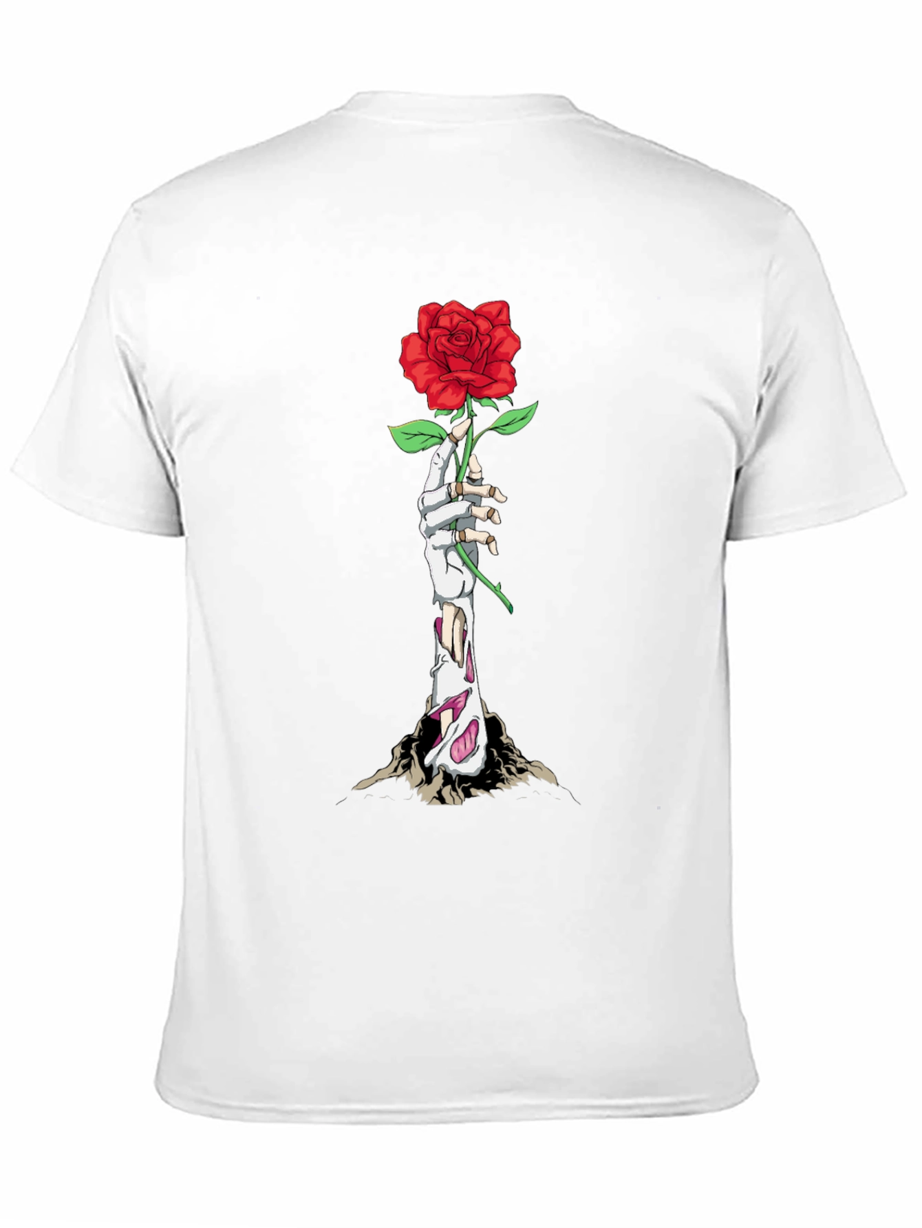 Rose Zombie Hand T-Shirt