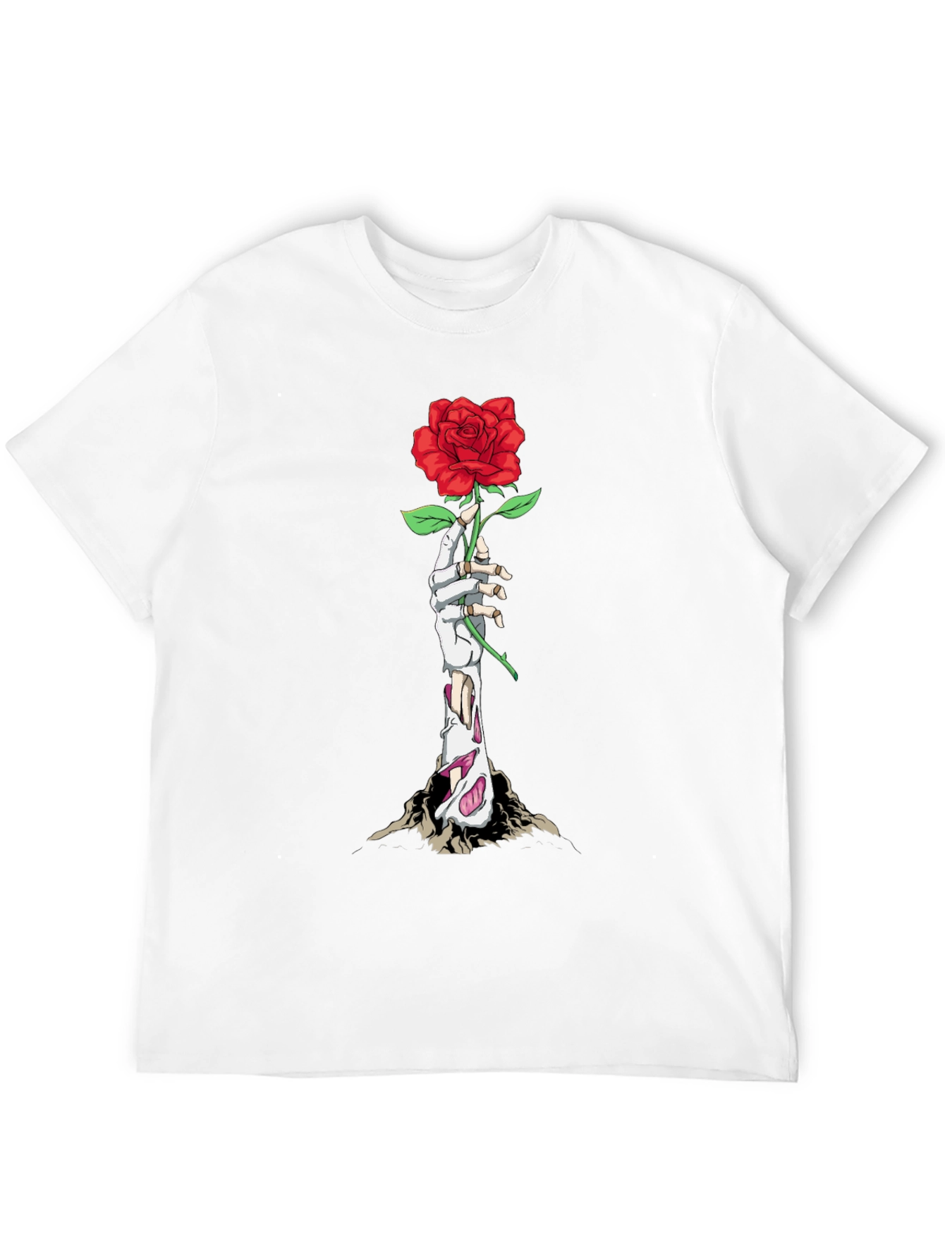 Rose Zombie Hand T-Shirt