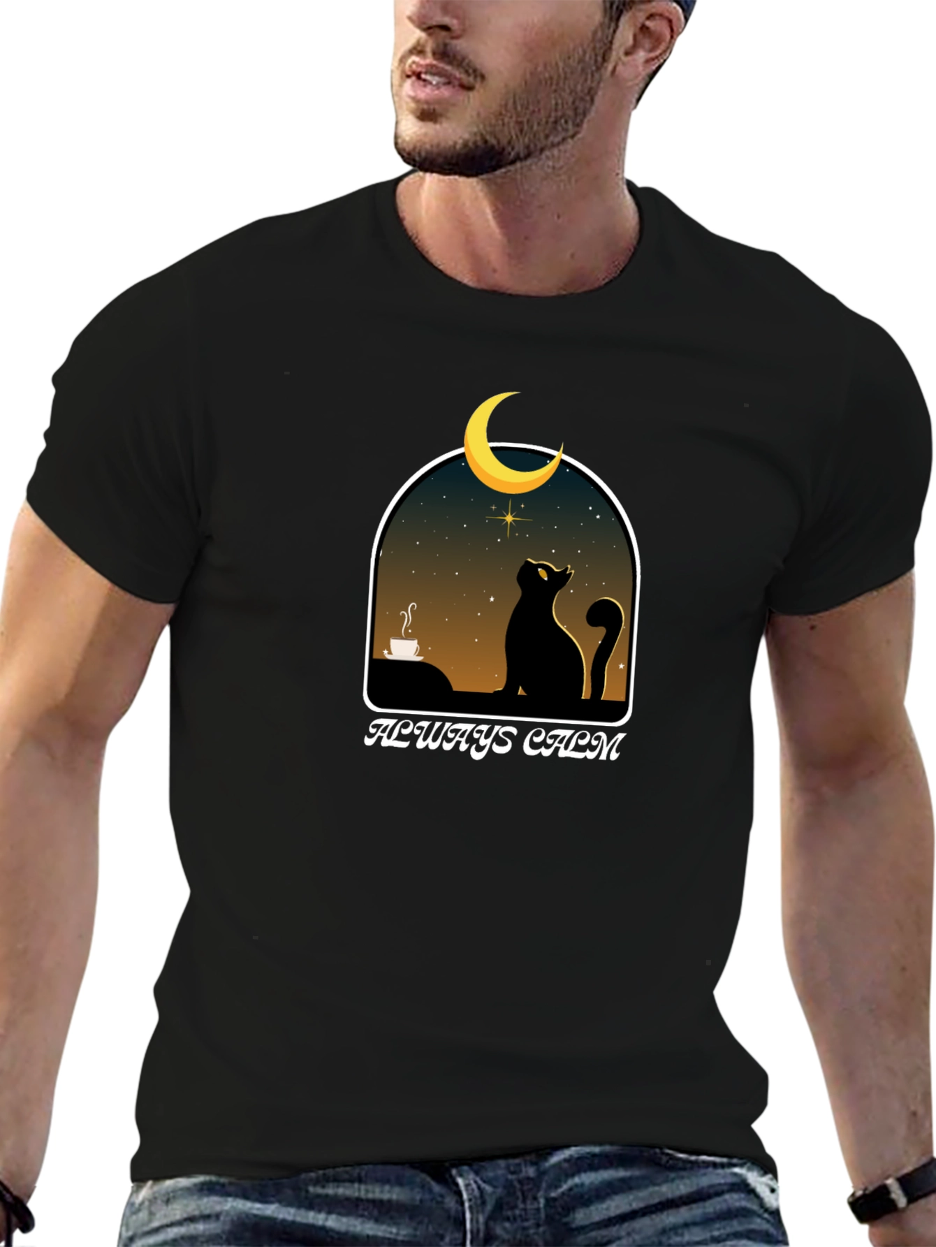 Always Calm Cat T-Shirt