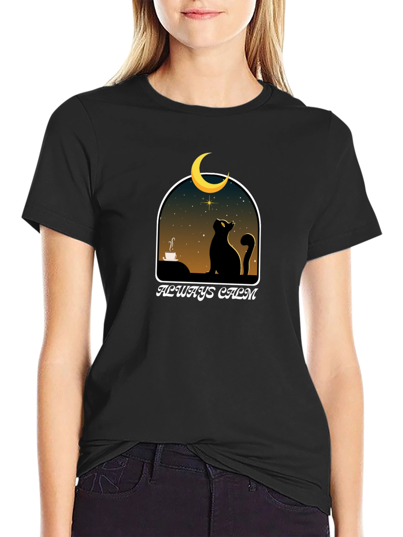 Always Calm Cat T-Shirt