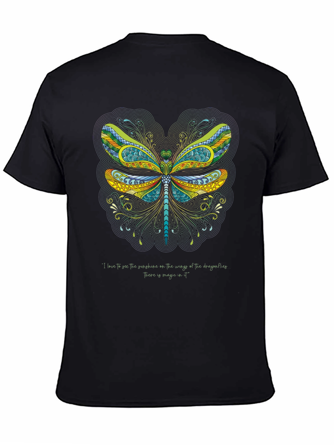 Dragonfly Art Graphic T-Shirt