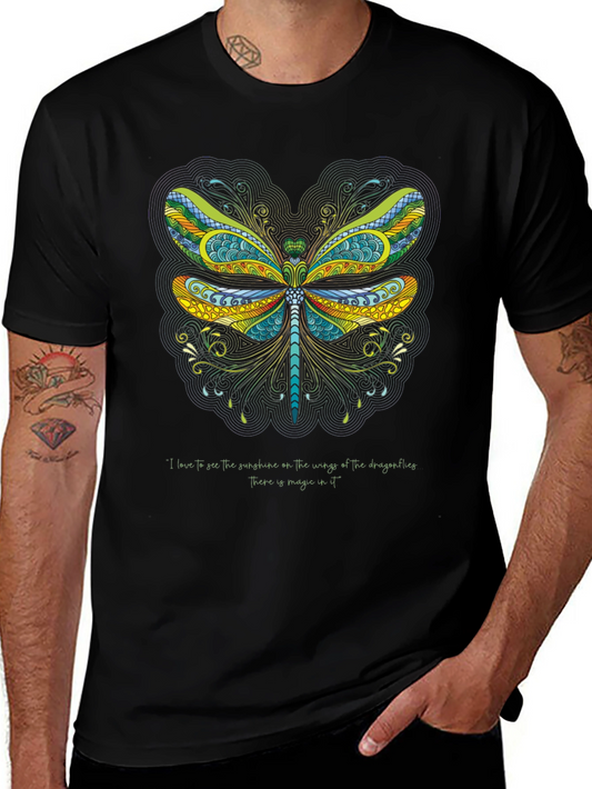 Dragonfly Art Graphic T-Shirt