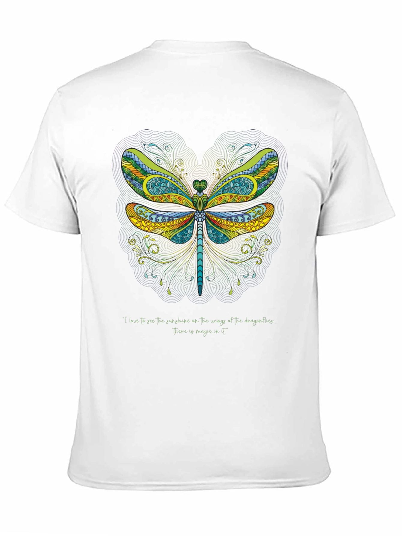 Dragonfly Art Graphic T-Shirt