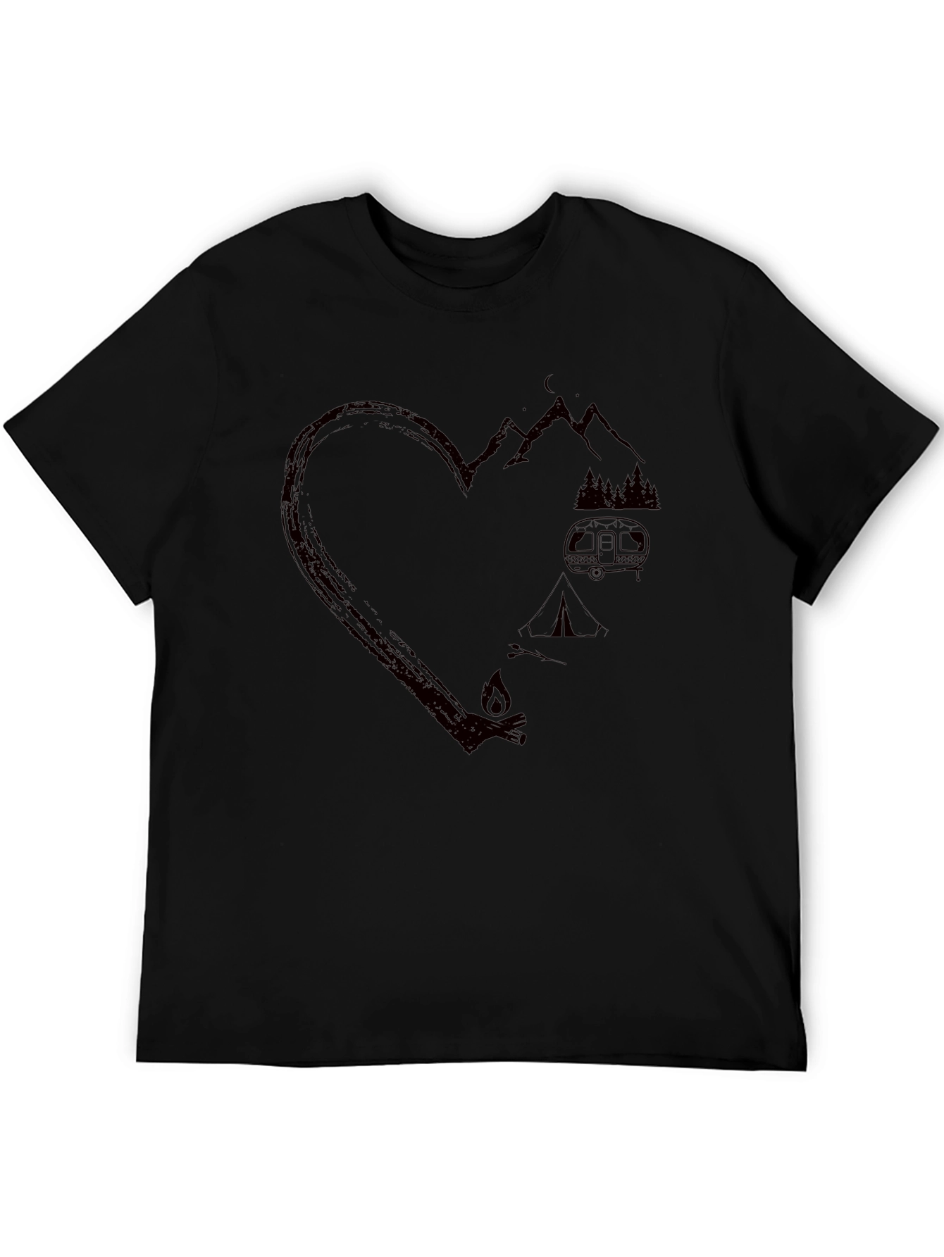 Camping Heart T-Shirt