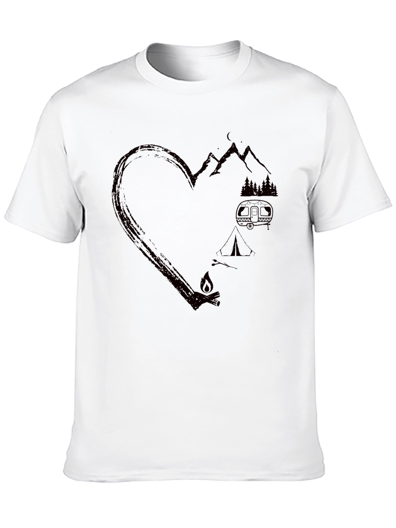 Camping Heart T-Shirt