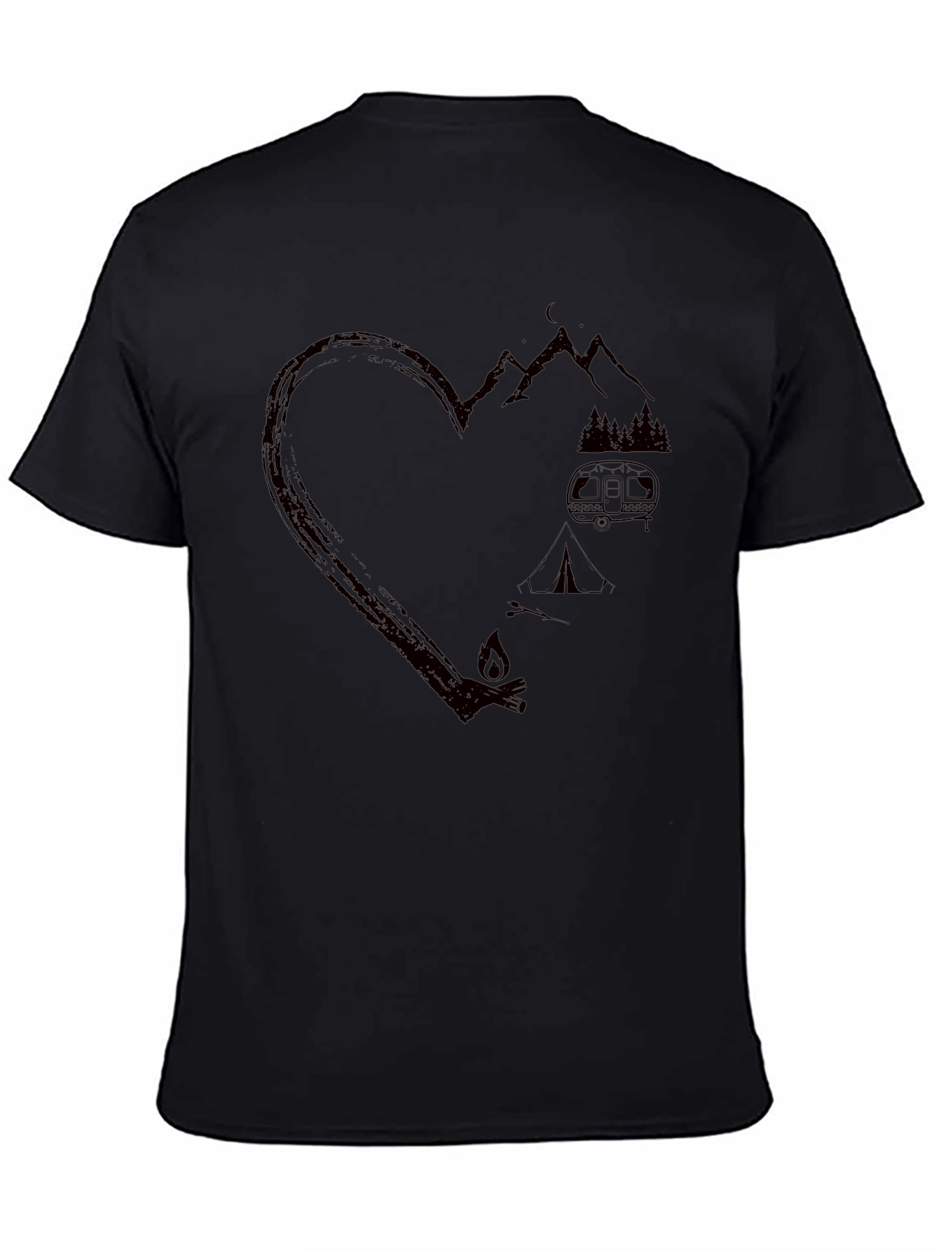 Camping Heart T-Shirt