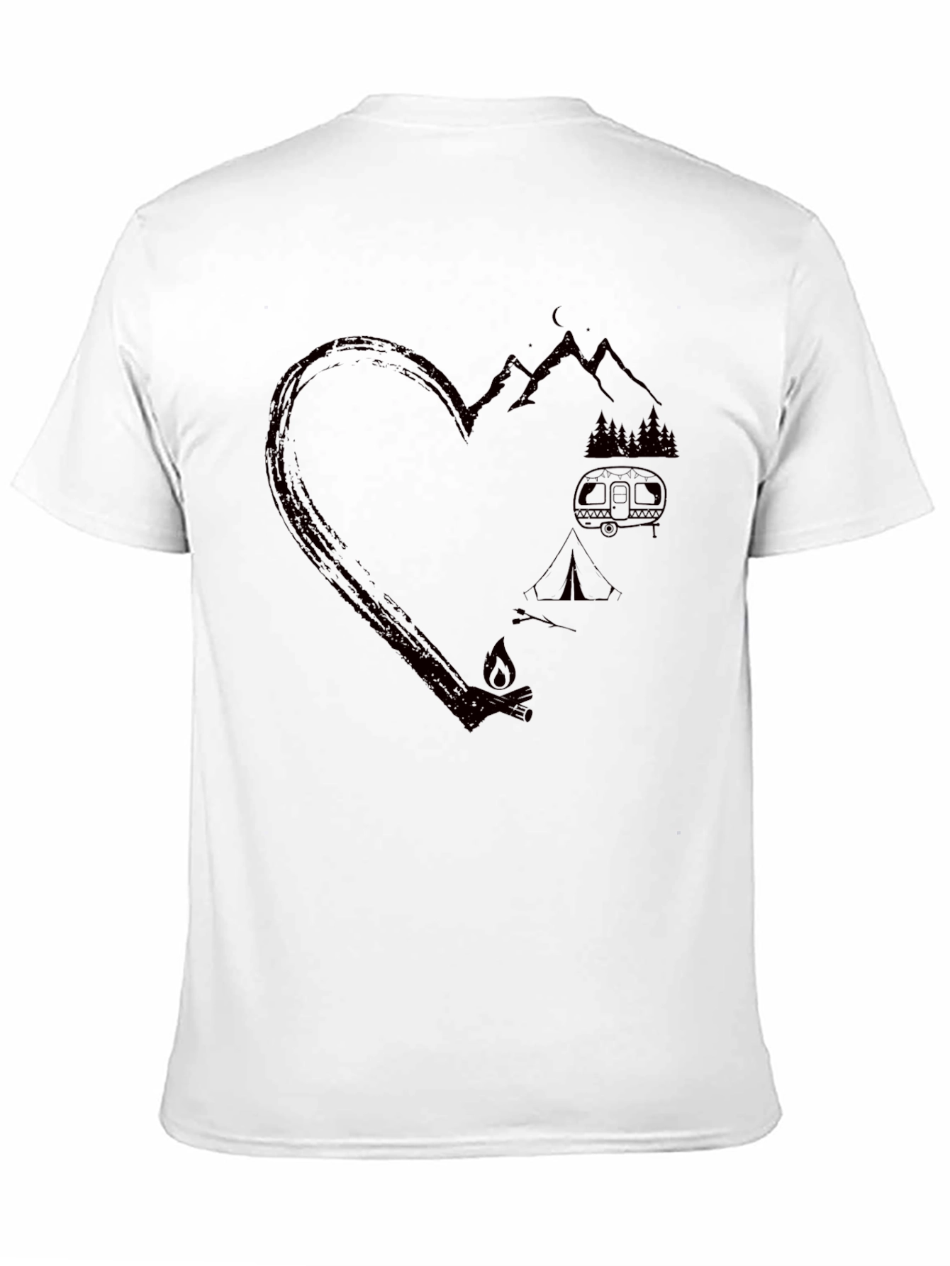 Camping Heart T-Shirt