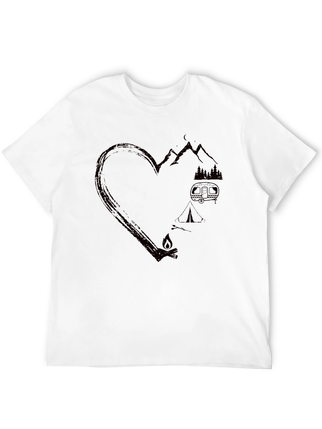 Camping Heart T-Shirt