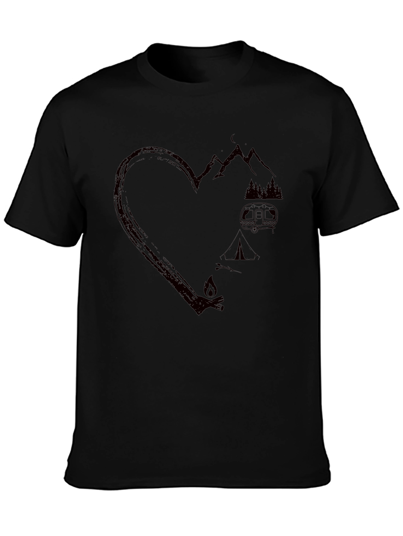 Camping Heart T-Shirt