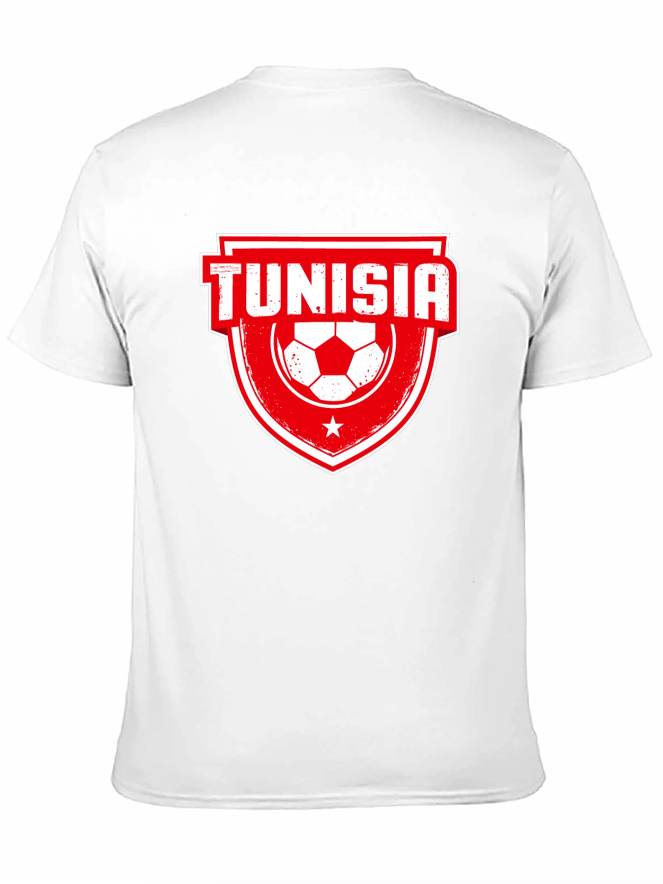 Tunisia Soccer T-Shirt - Black Jersey