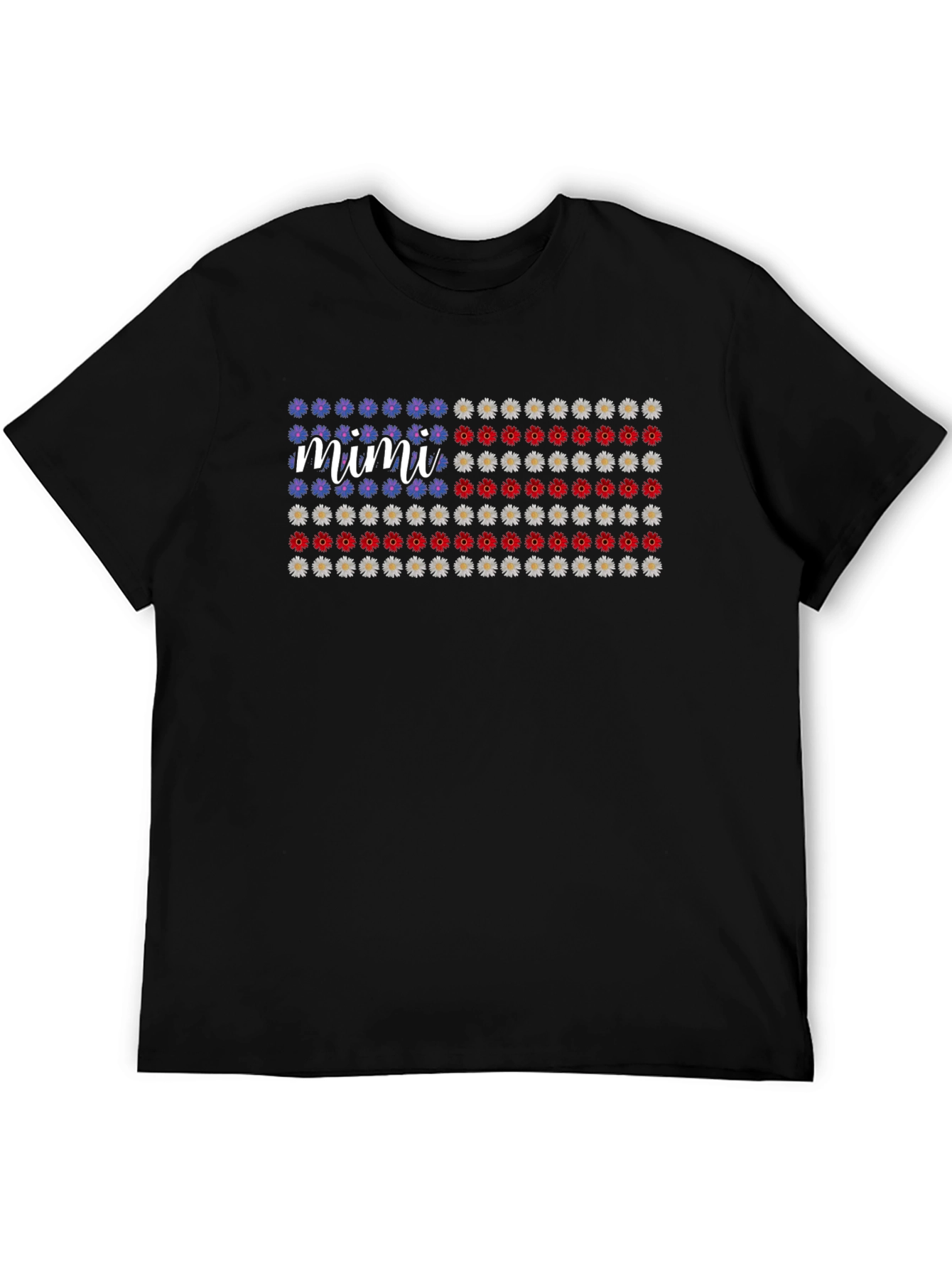 Mimi Floral American Flag T-Shirt