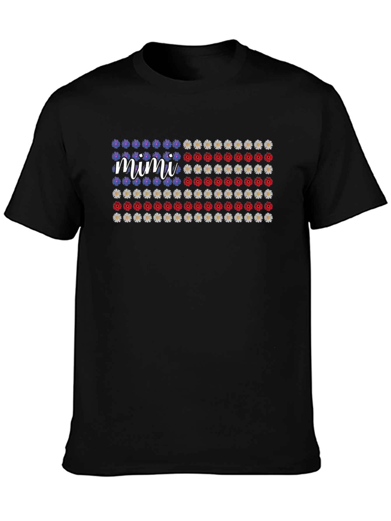 Mimi Floral American Flag T-Shirt