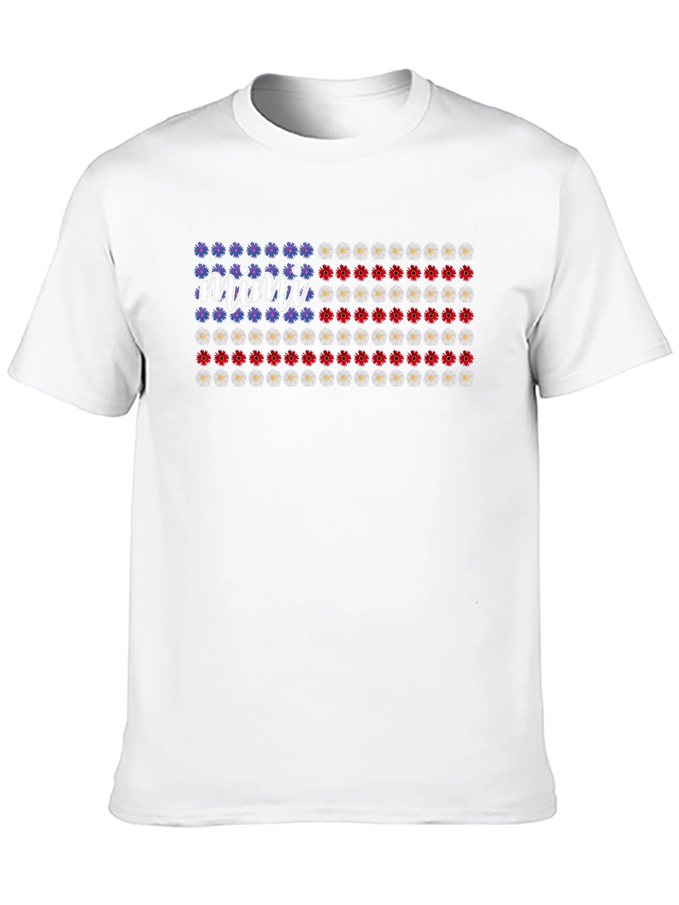 Mimi Floral American Flag T-Shirt