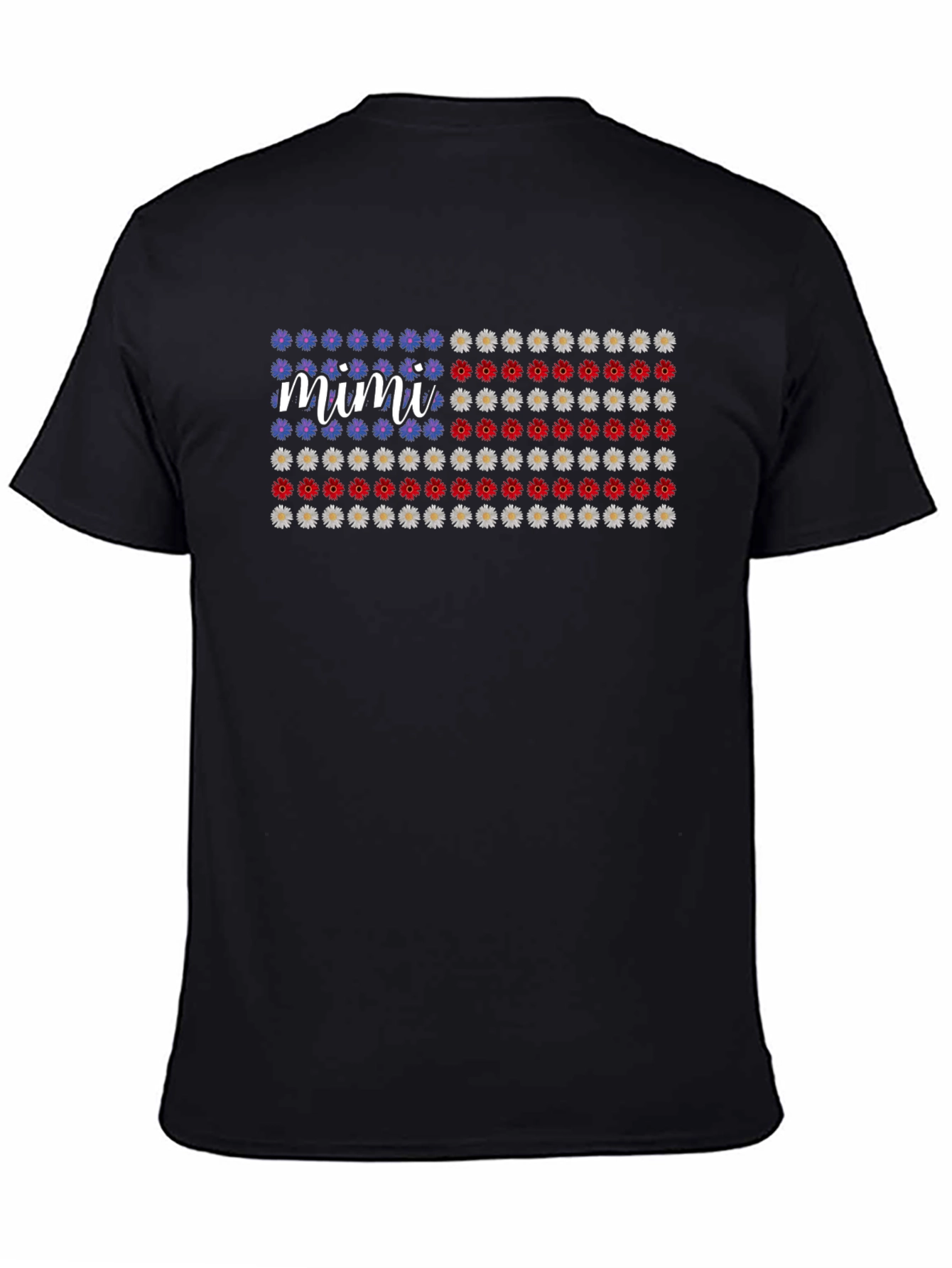 Mimi Floral American Flag T-Shirt