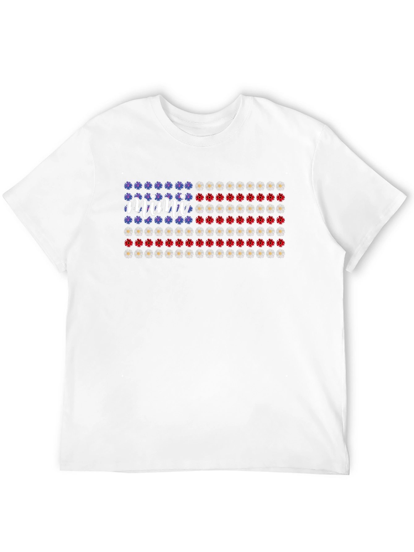 Mimi Floral American Flag T-Shirt