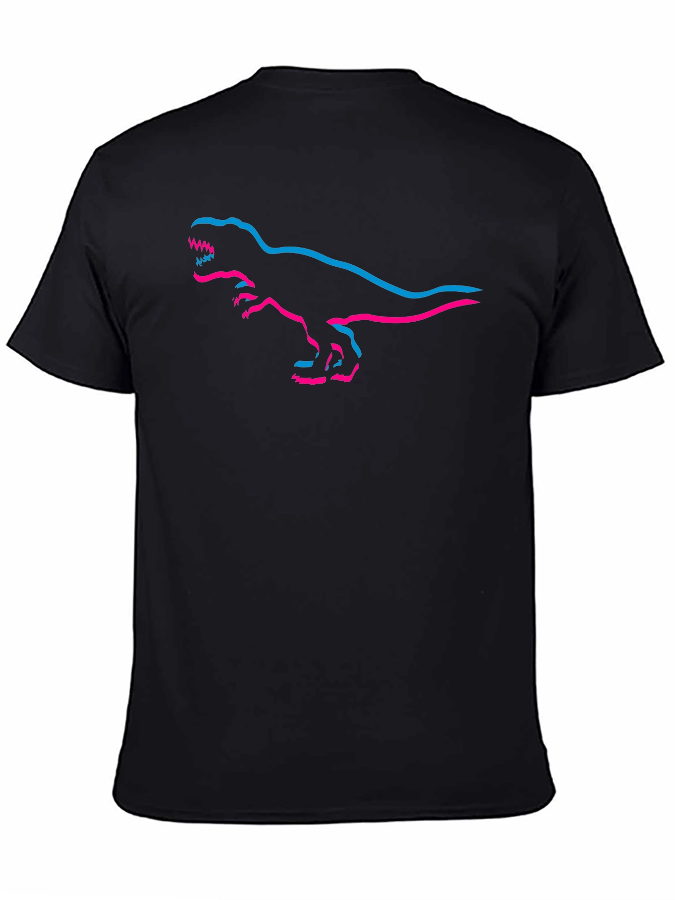 Retro T-Rex Outline Graphic Tee