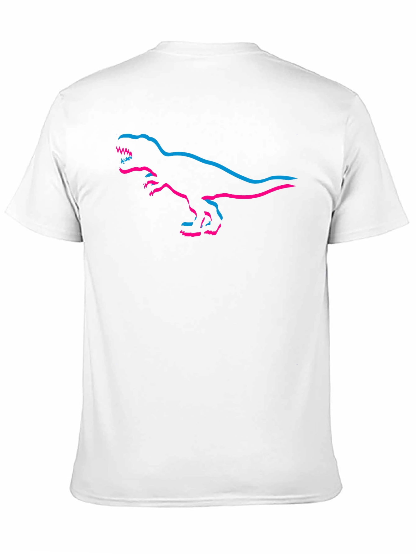 Retro T-Rex Outline Graphic Tee