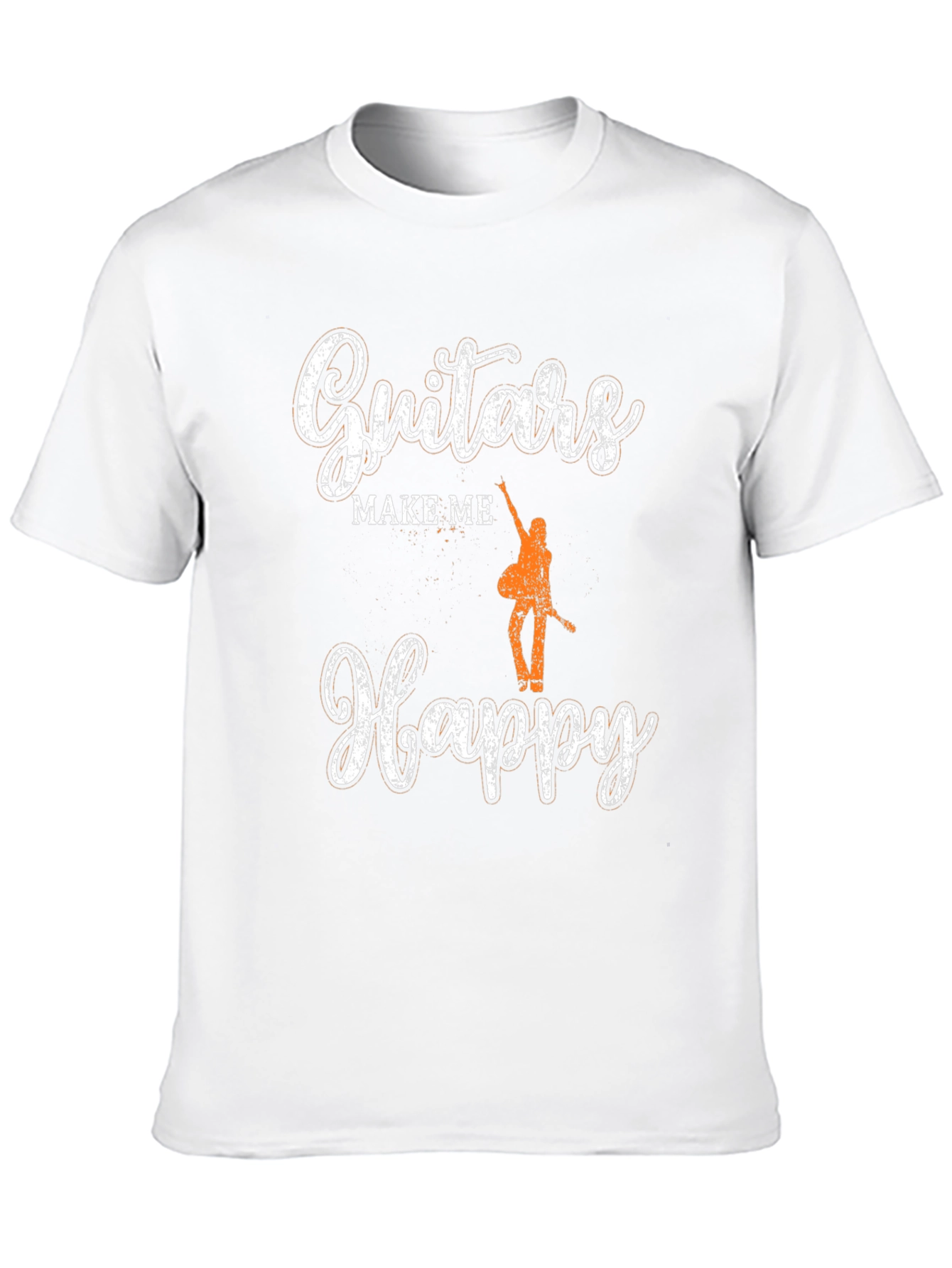 Guitars Make Me Happy Graphic T-Shirt