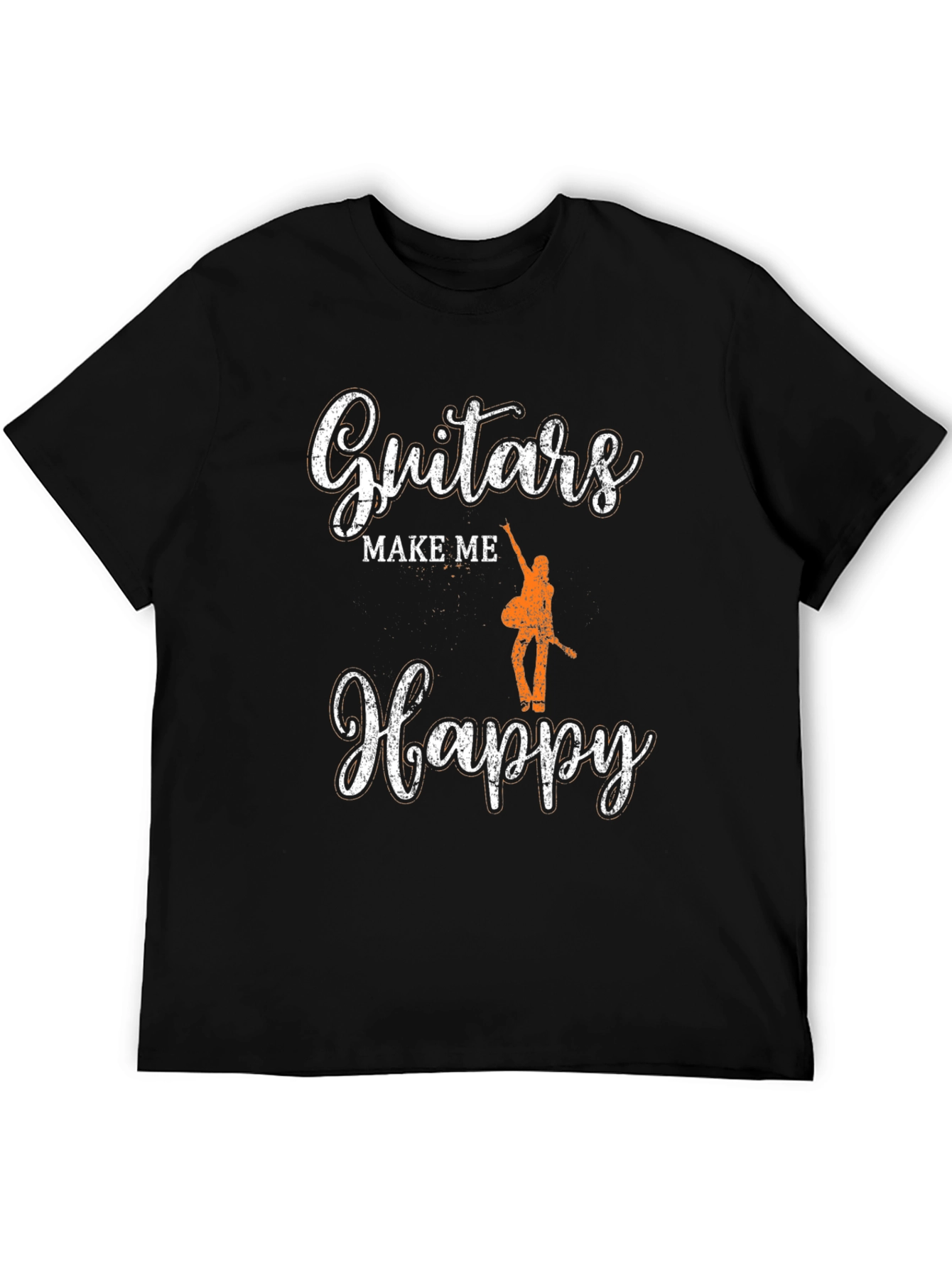Guitars Make Me Happy Graphic T-Shirt