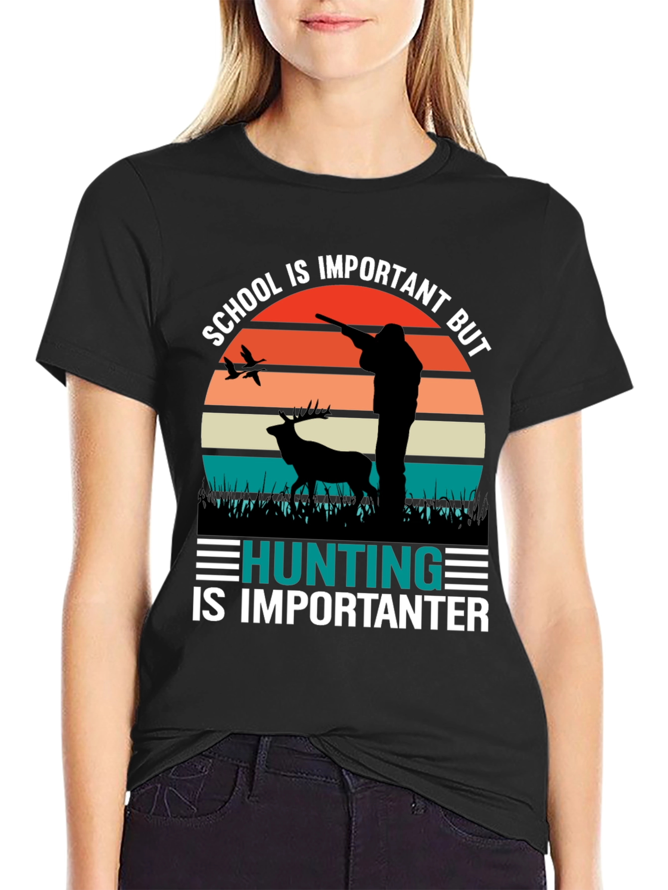 Hunting Is Importanter Graphic T-Shirt