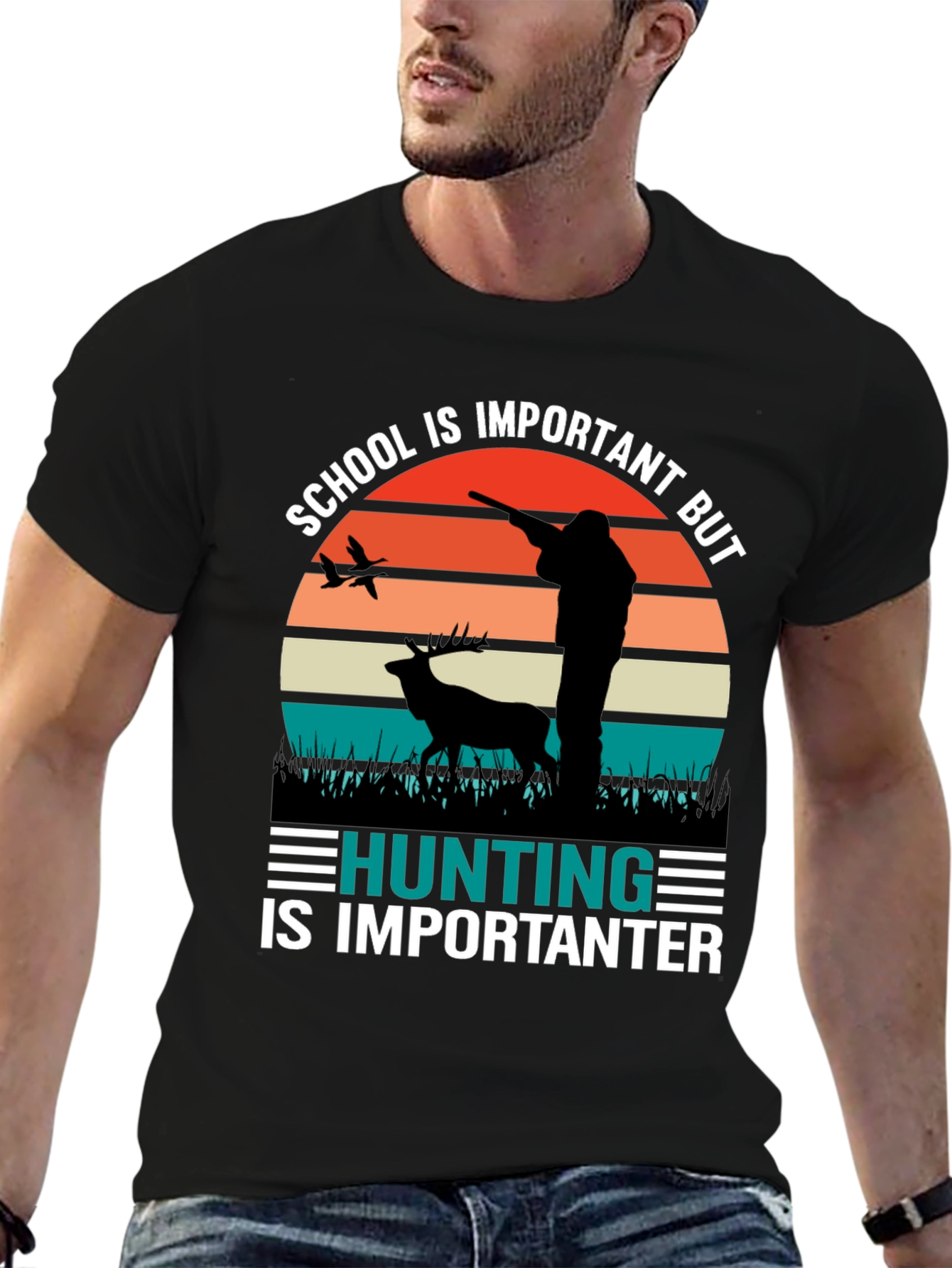 Hunting Is Importanter Graphic T-Shirt