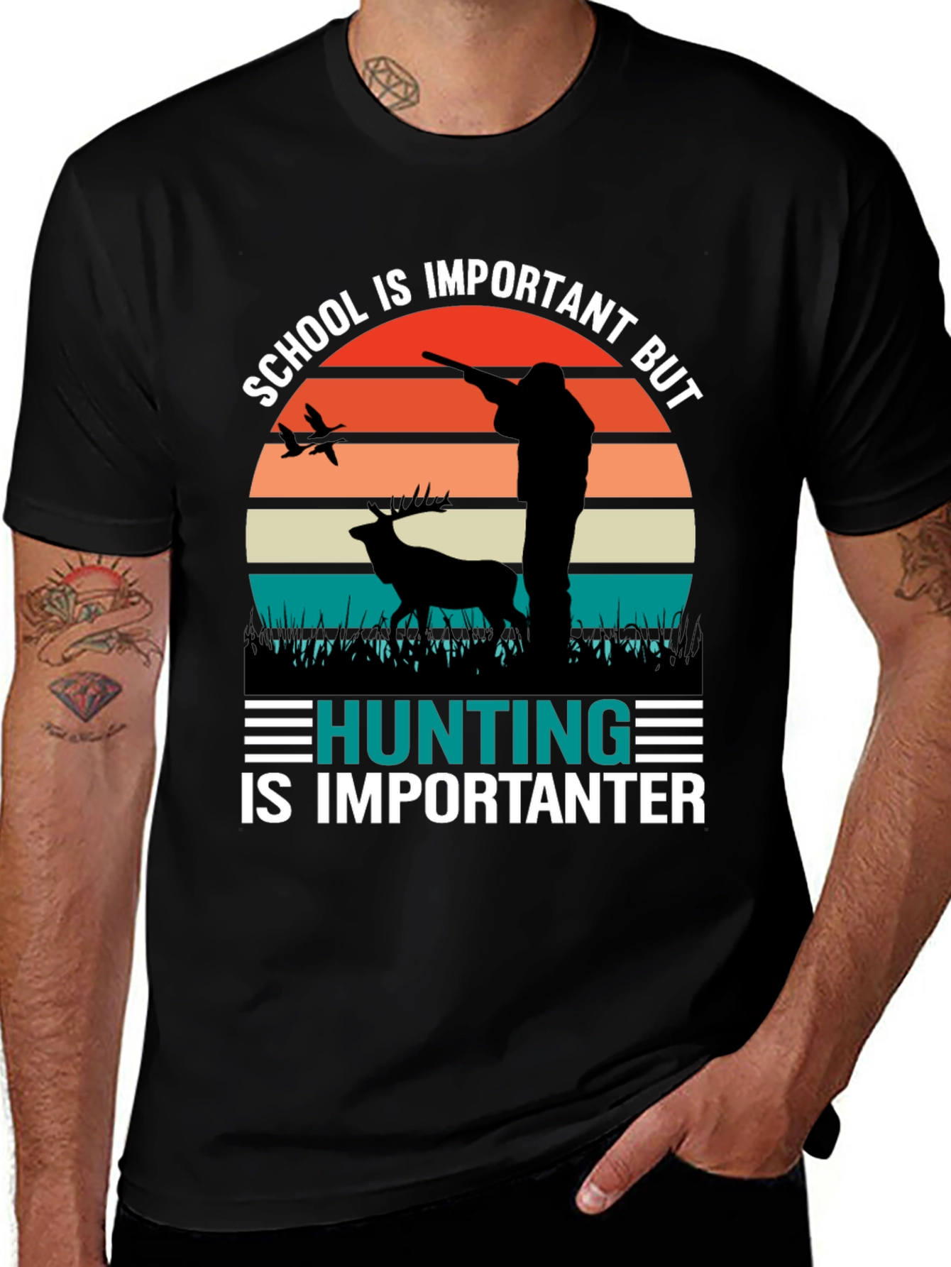 Hunting Is Importanter Graphic T-Shirt