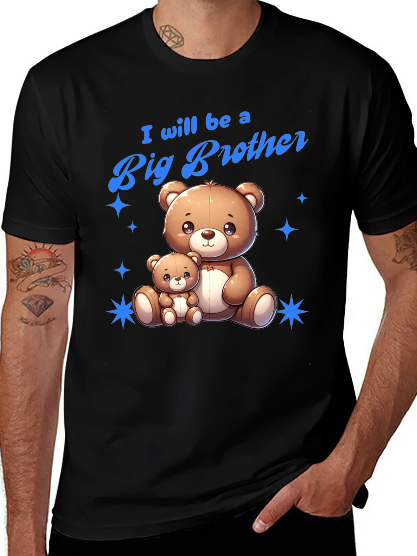 Big Brother Teddy Bear T-Shirt