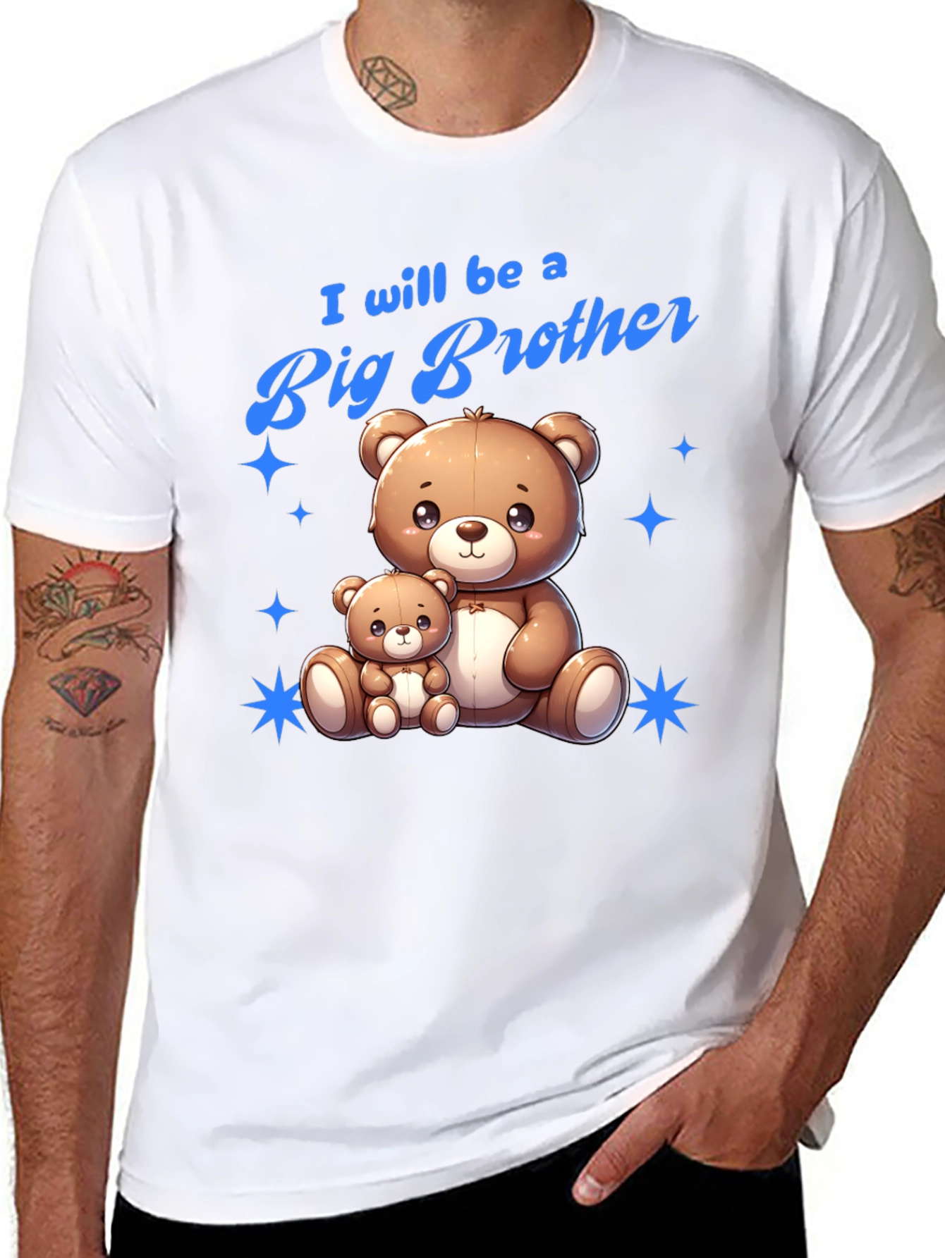 Big Brother Teddy Bear T-Shirt