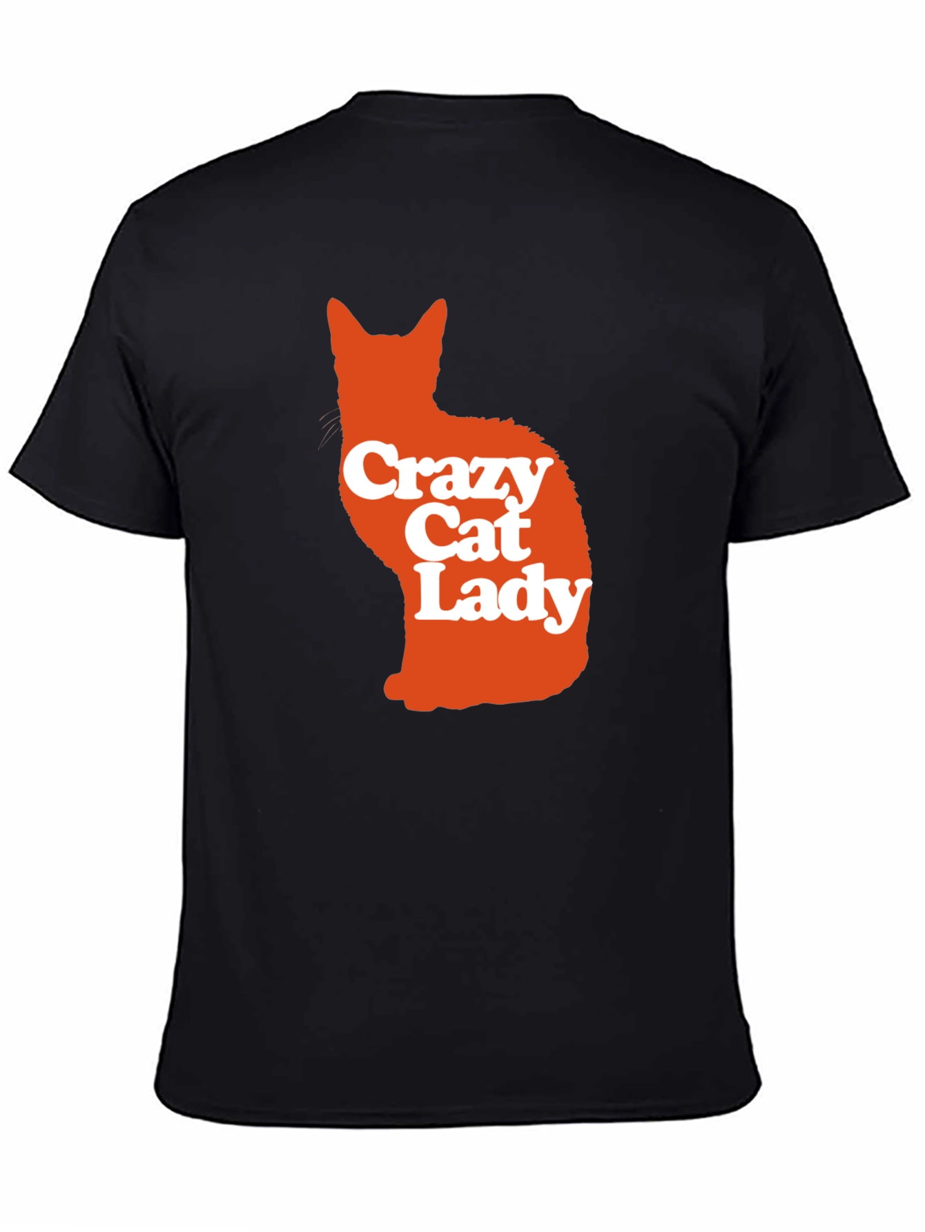 Crazy Cat Lady Graphic Tee - Mens Black T-Shirt