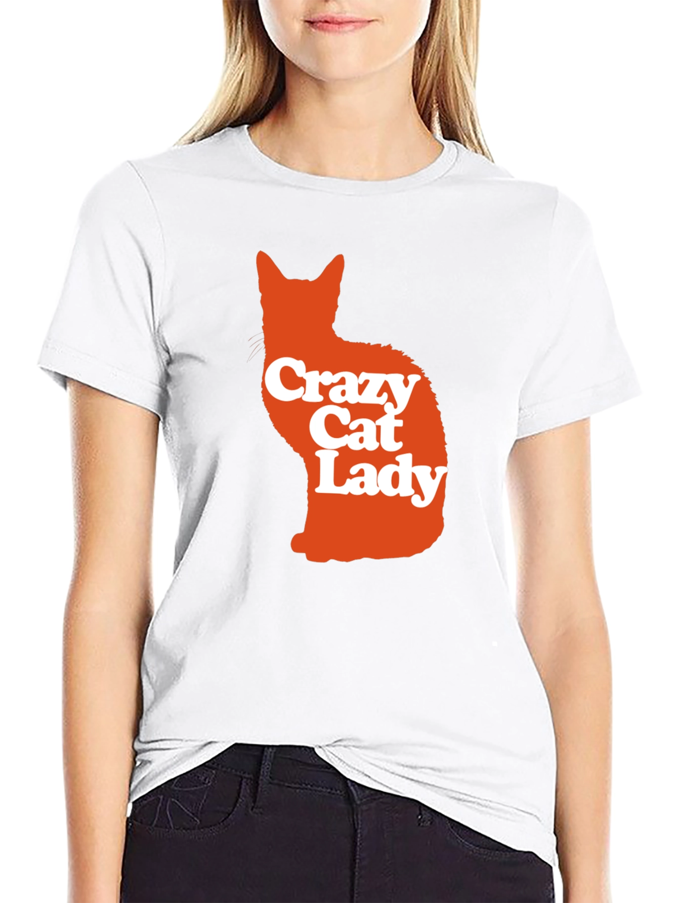 Crazy Cat Lady Graphic Tee - Mens Black T-Shirt