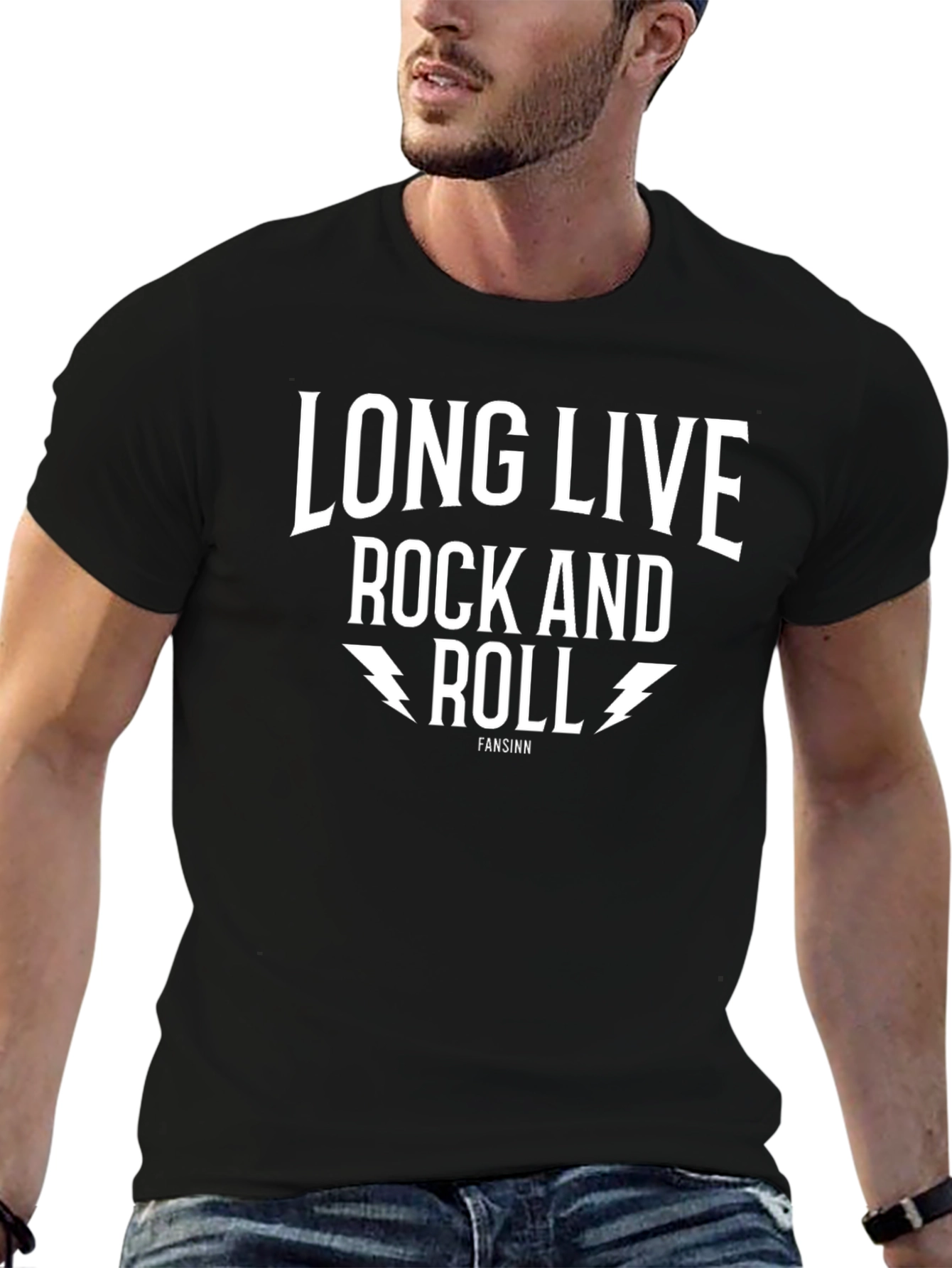 Long Live Rock and Roll Black T-Shirt