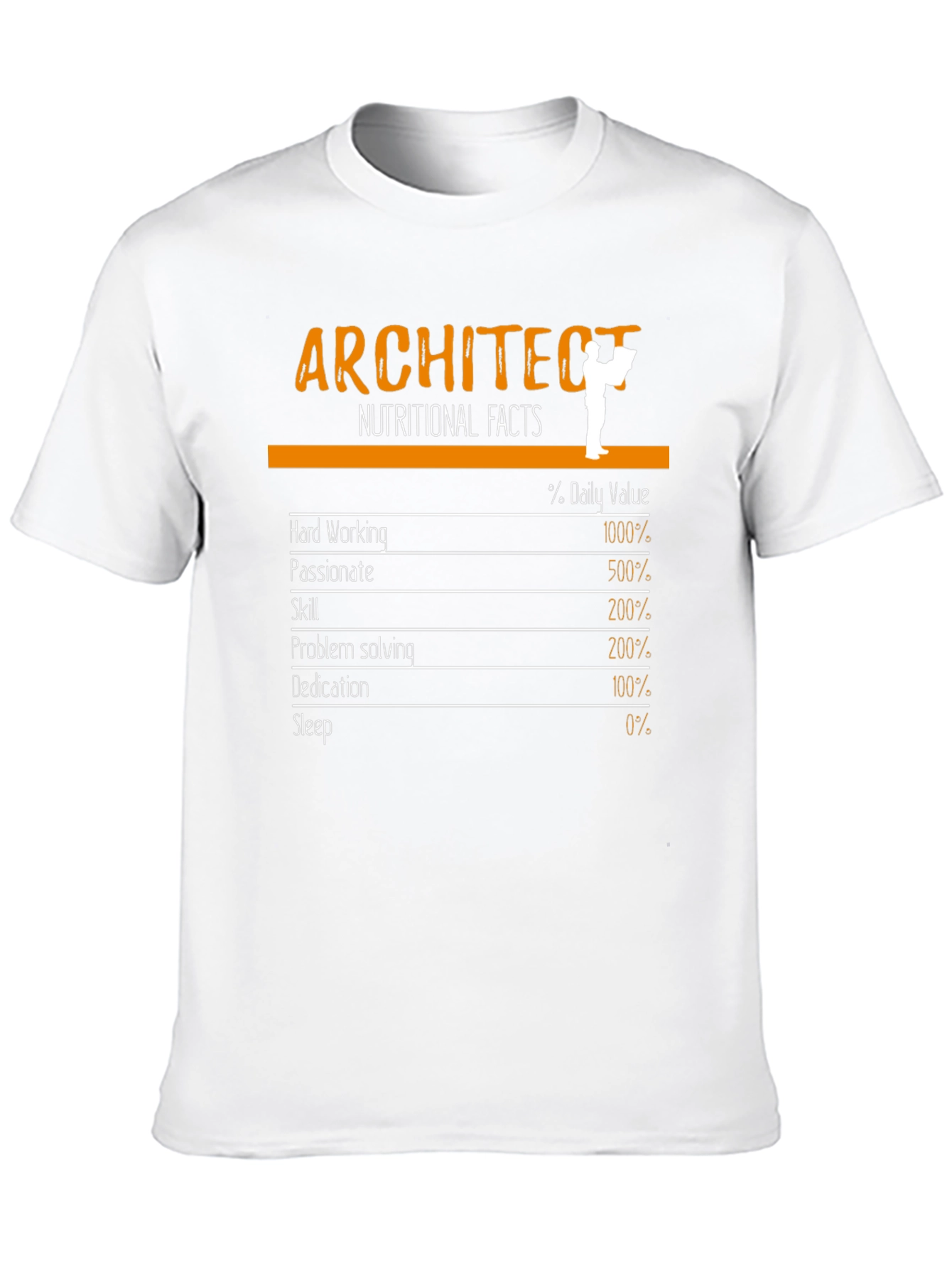 Architect Nutritional Facts Black T-Shirt