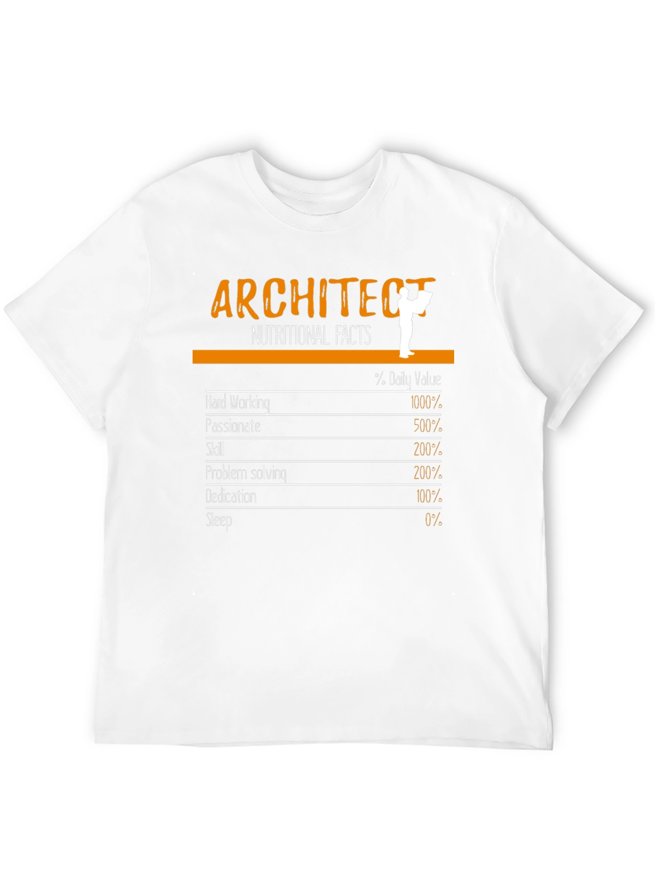 Architect Nutritional Facts Black T-Shirt