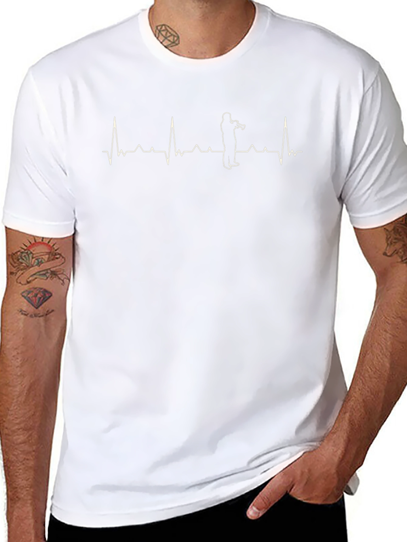 Heartbeat Trumpet Player T-Shirt