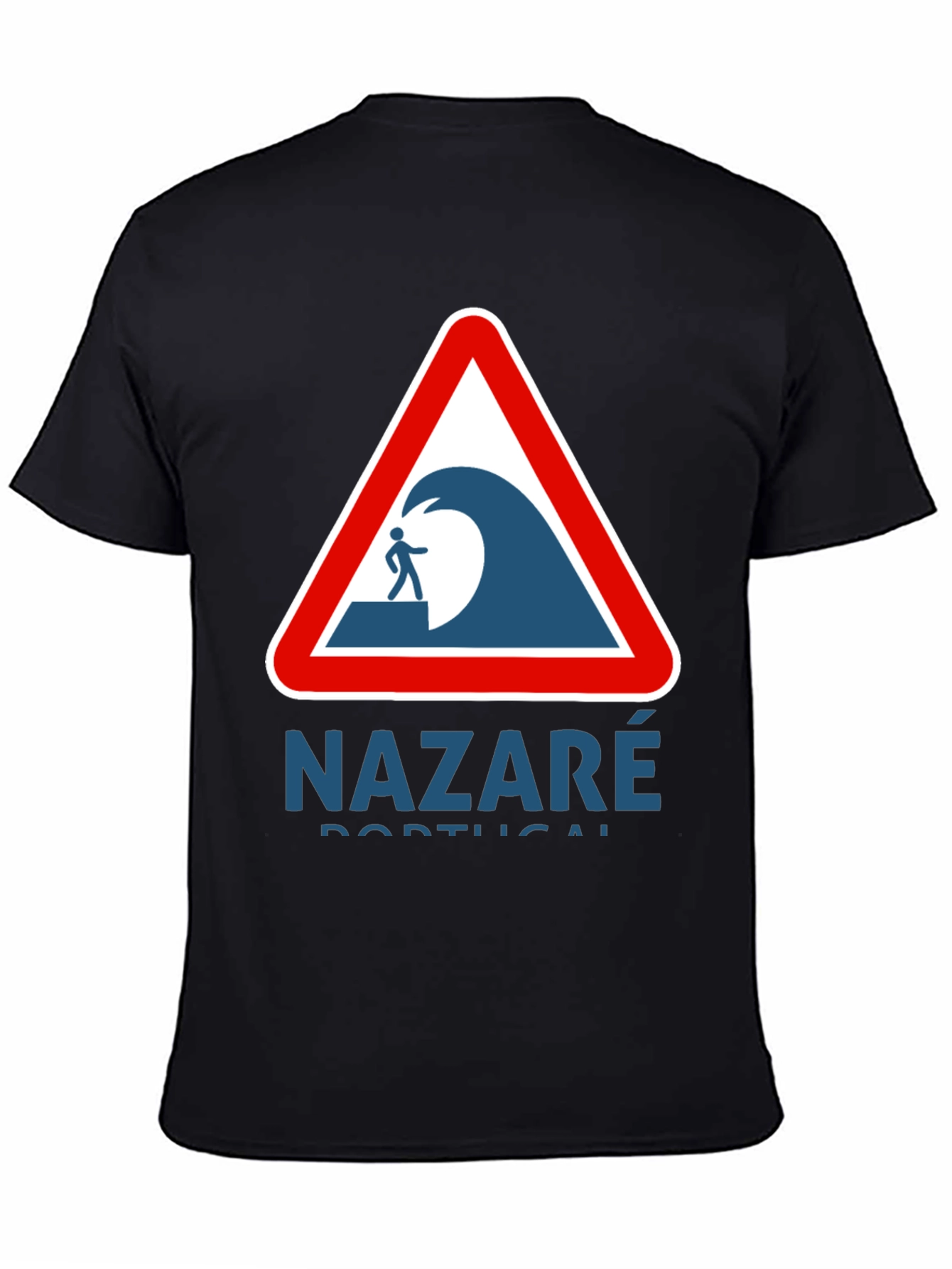 Nazaré Portugal Wave Warning Graphic Tee