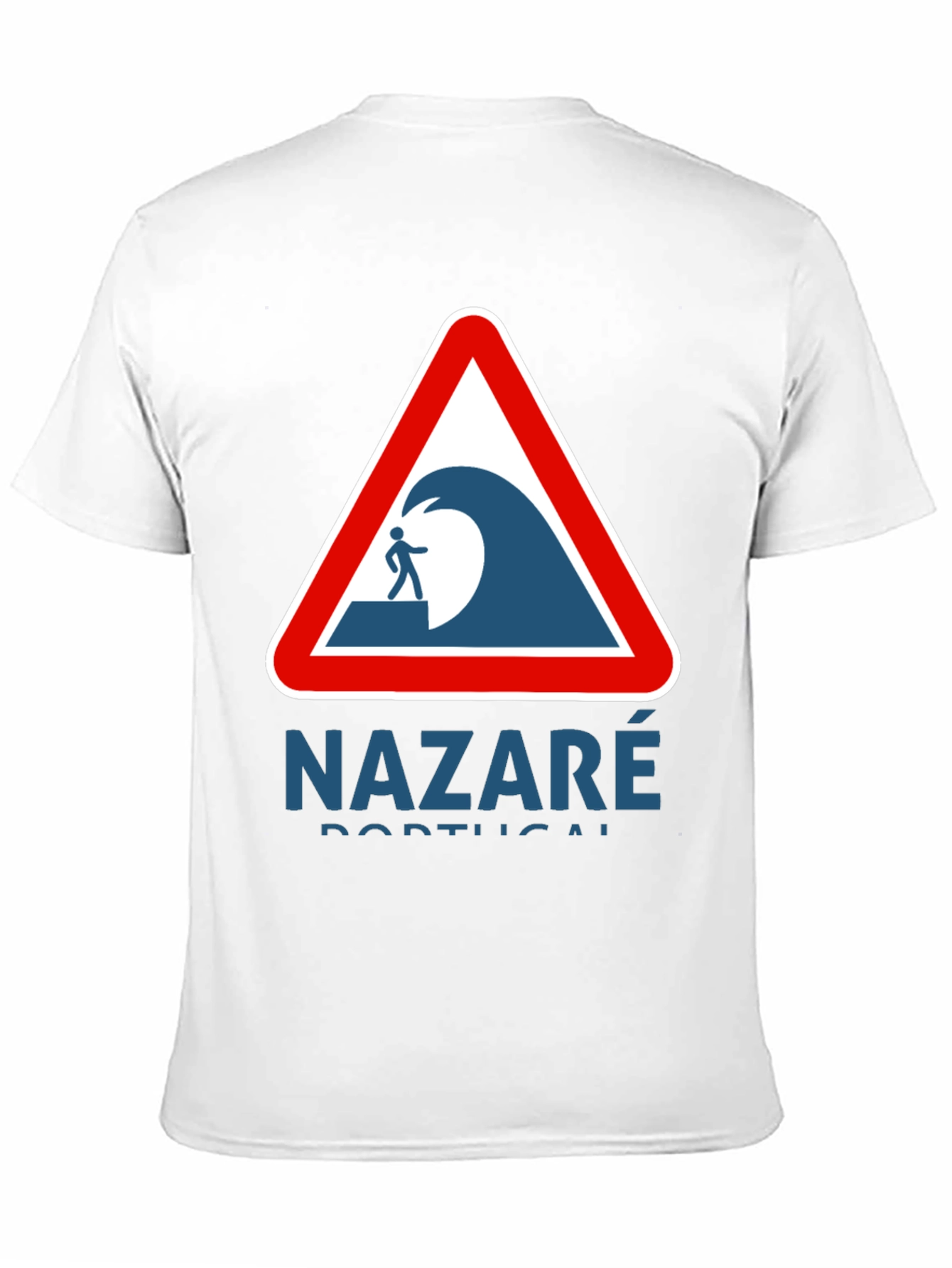 Nazaré Portugal Wave Warning Graphic Tee