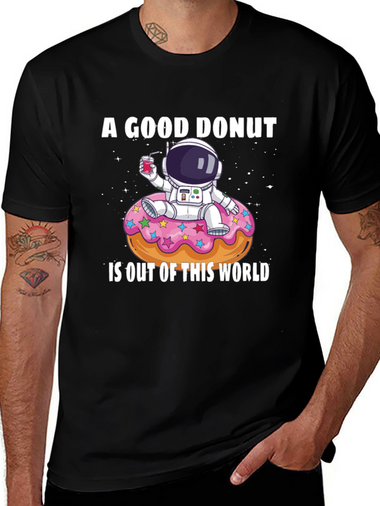 Astronaut Donut T-Shirt - A Good Donut is Out of This World