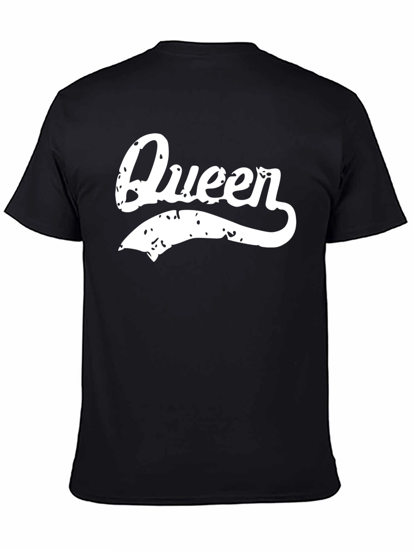 Queen Graphic Tee - Black Cotton T-Shirt
