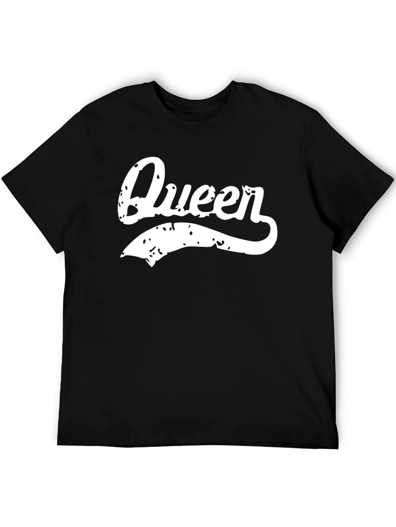 Queen Graphic Tee - Black Cotton T-Shirt