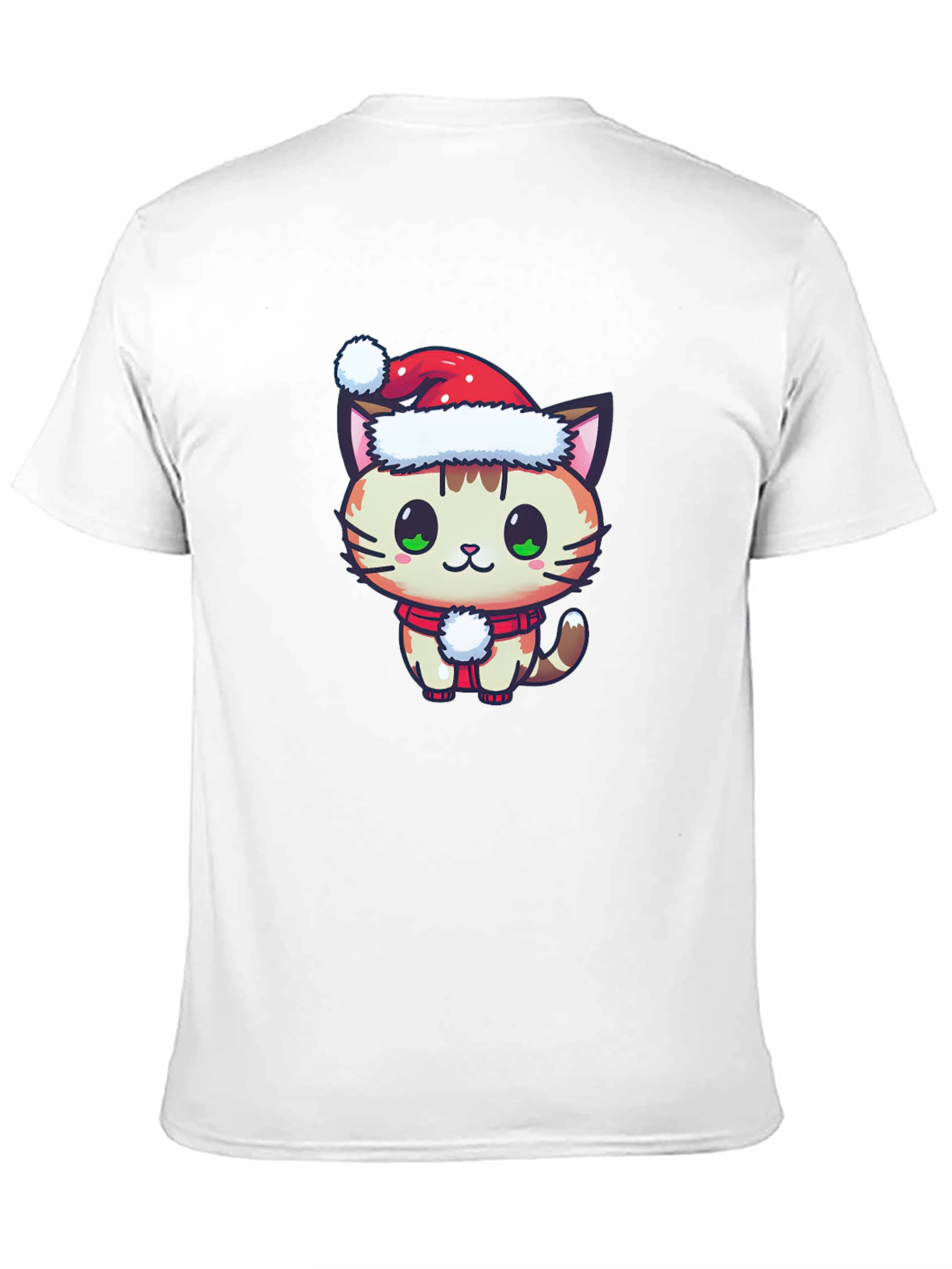 Festive Cat T-Shirt - Holiday Cheer