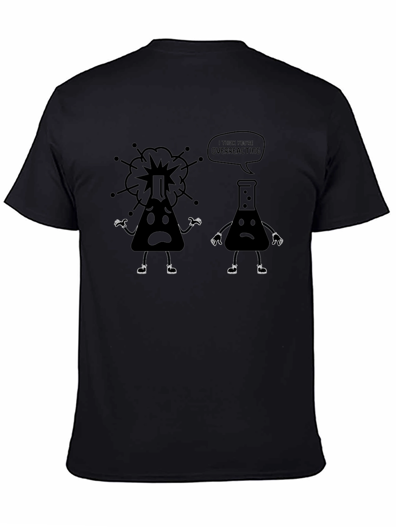 Overreacting Chemistry T-Shirt Funny Science Tee