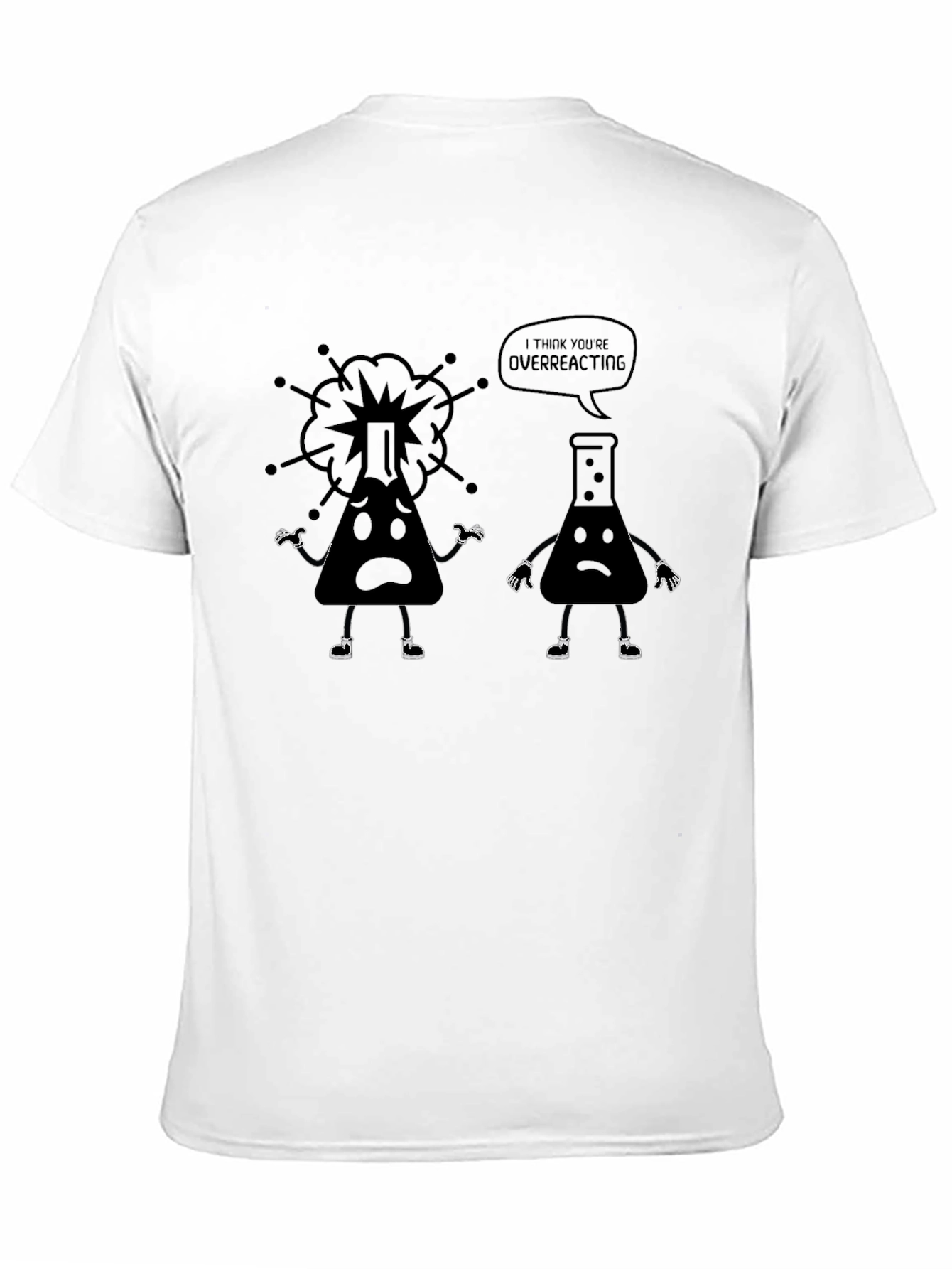 Overreacting Chemistry T-Shirt Funny Science Tee