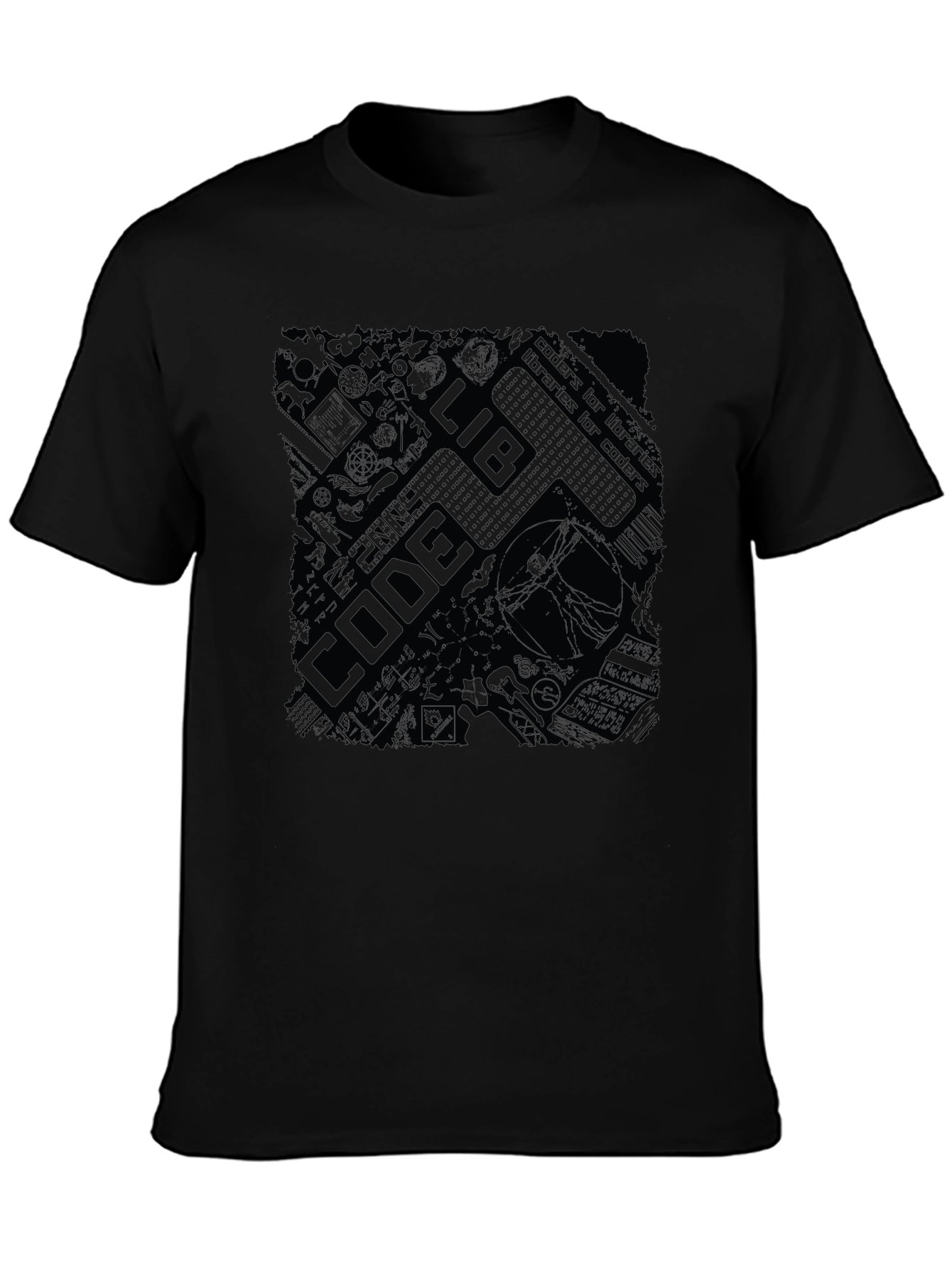 Code Lib 2009 Black T-Shirt