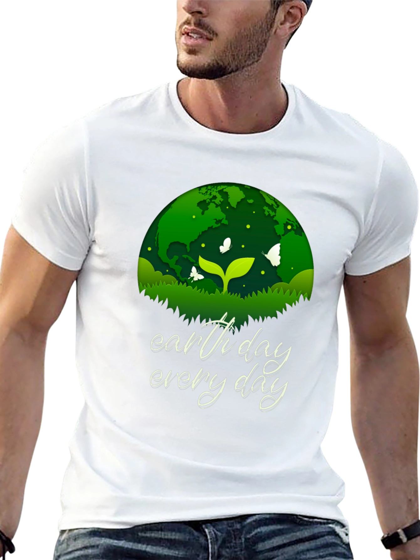 Earth Day Every Day Black T-Shirt