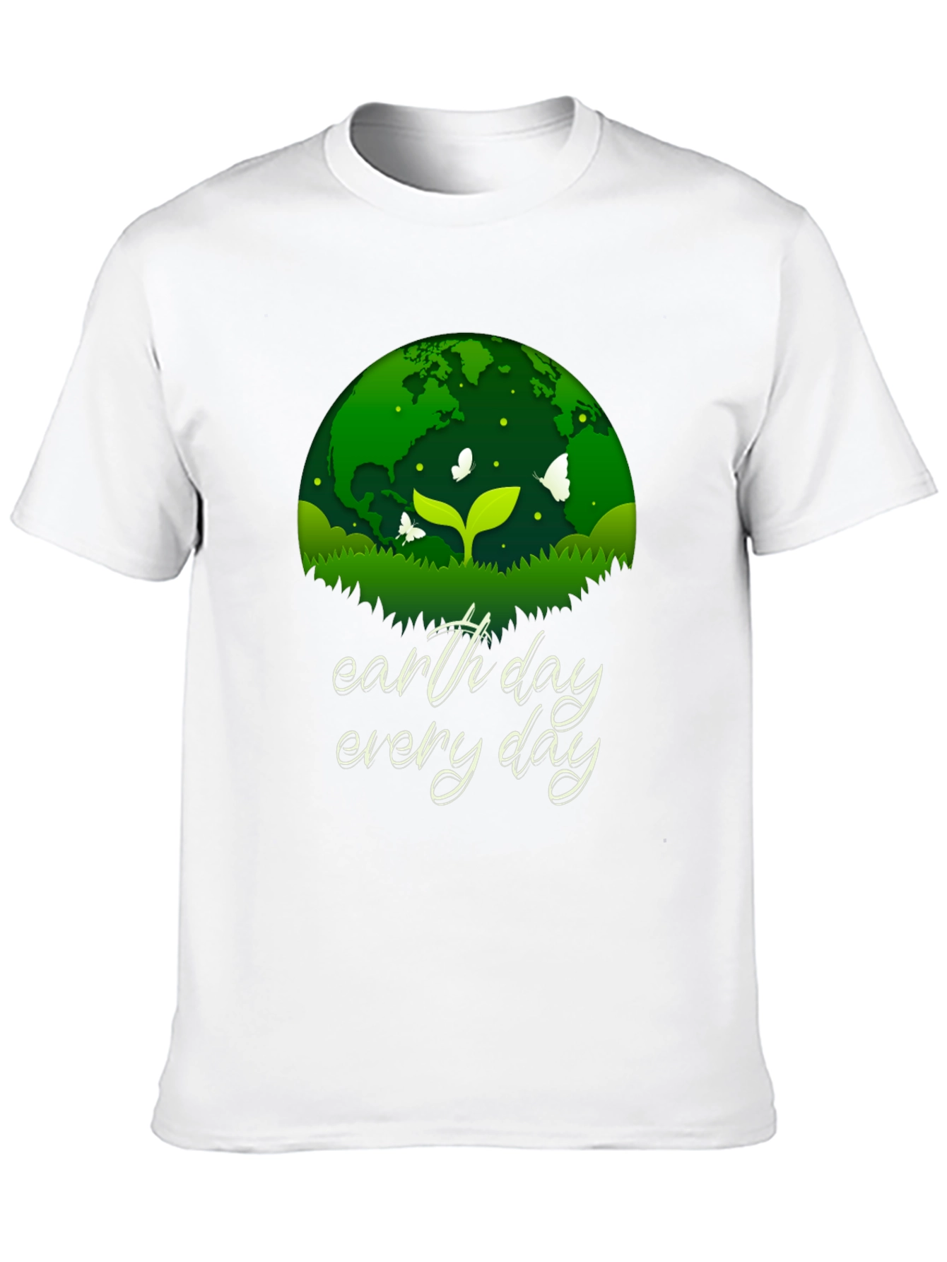 Earth Day Every Day Black T-Shirt