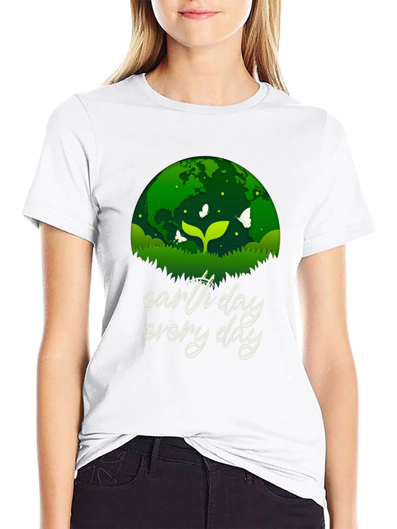 Earth Day Every Day Black T-Shirt