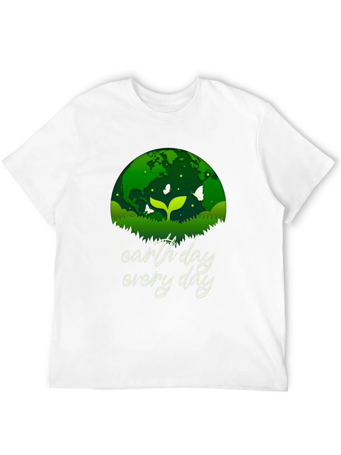 Earth Day Every Day Black T-Shirt