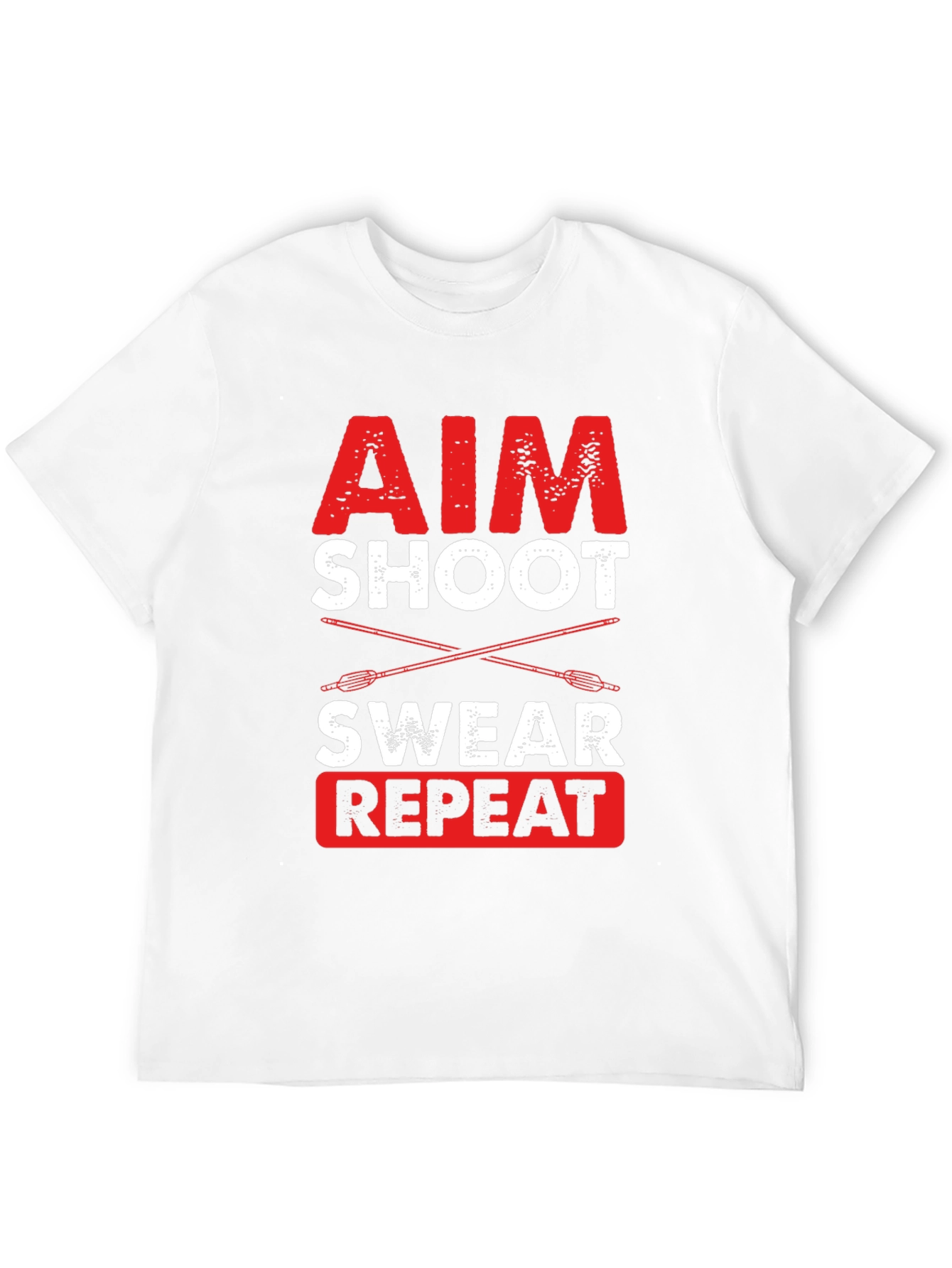 Aim Shoot Swear Repeat Archery T-Shirt